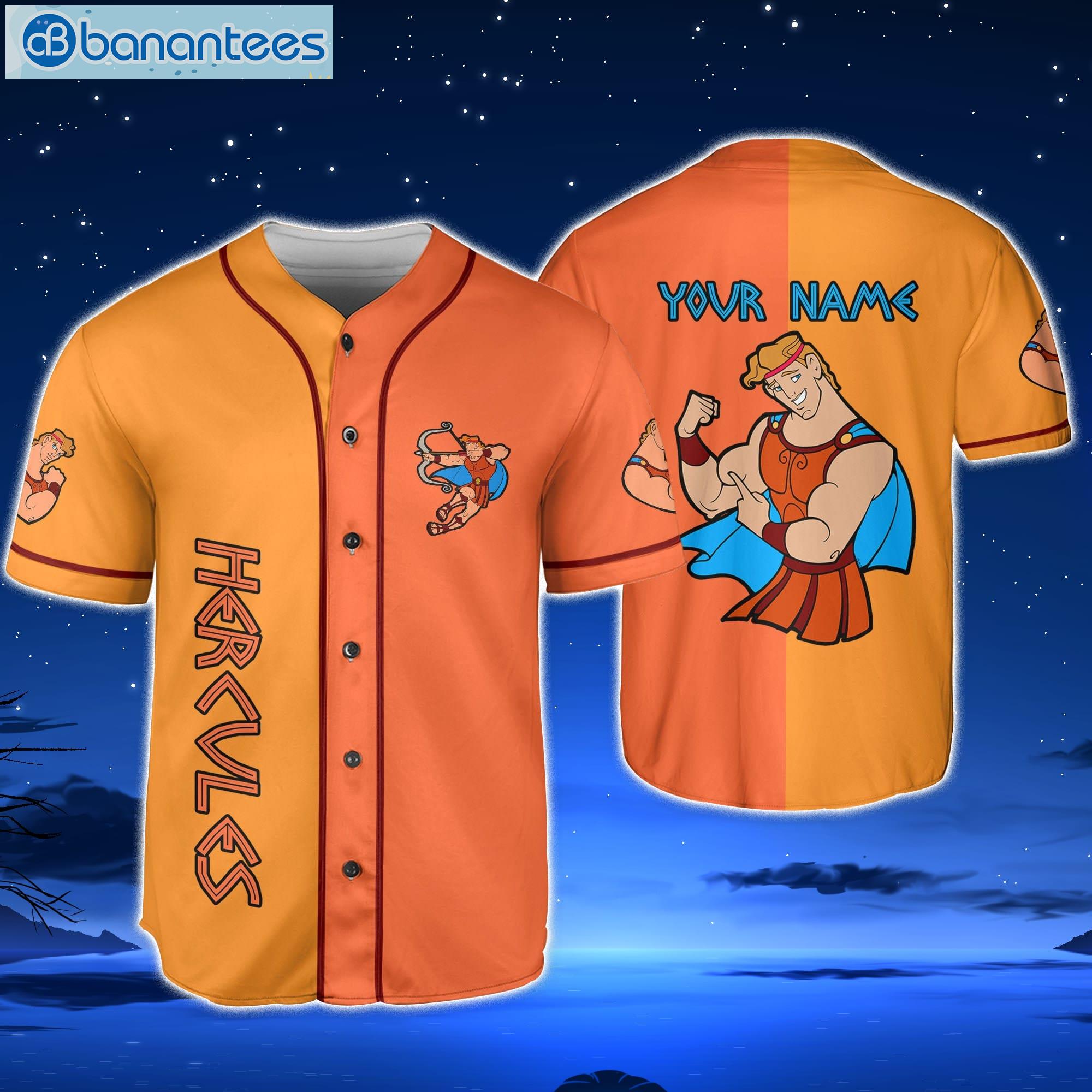 Hercules Strong Custom Name Baseball Jersey Shirt Cute Gifts For Fans  Disney And Sport Lovers - Banantees