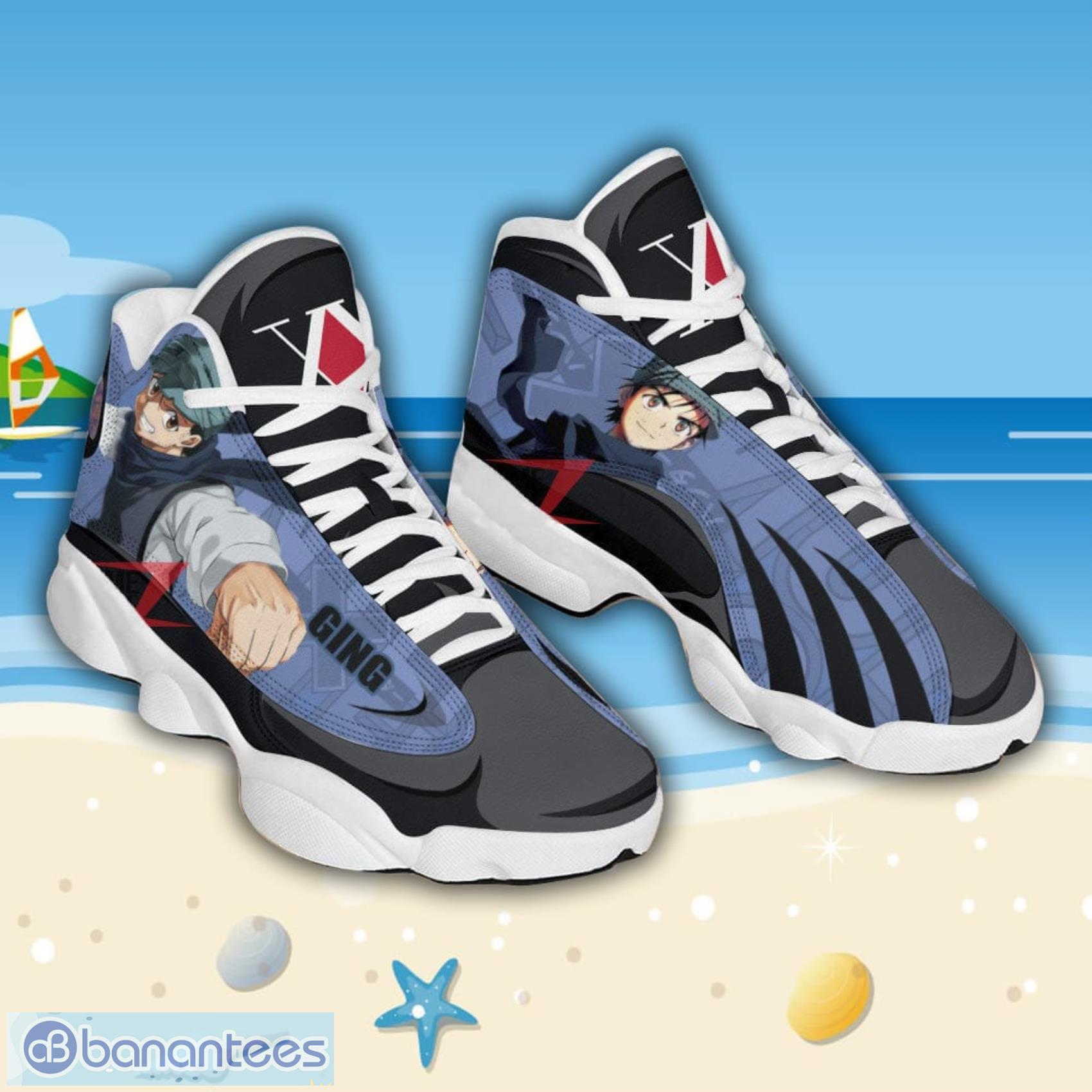 Hunter X Hunter Air Jordan 13 Sneakers Custom Ging Freecss Anime