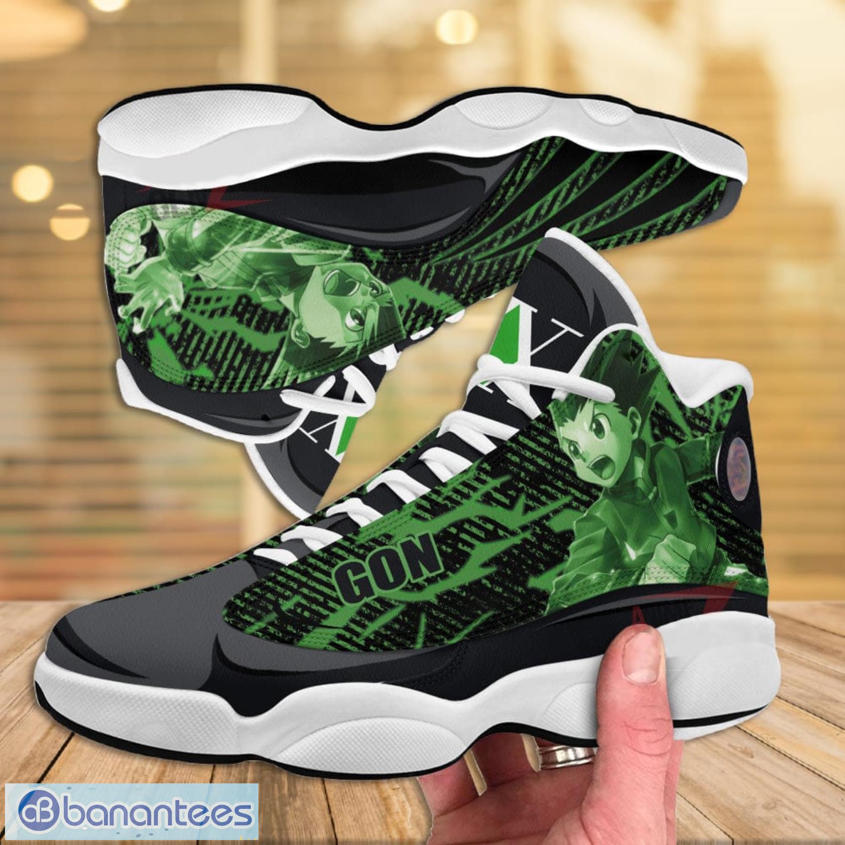 Hunter X Hunter Air Jordan 13 Sneakers Custom Gon Freecss Anime Shoes