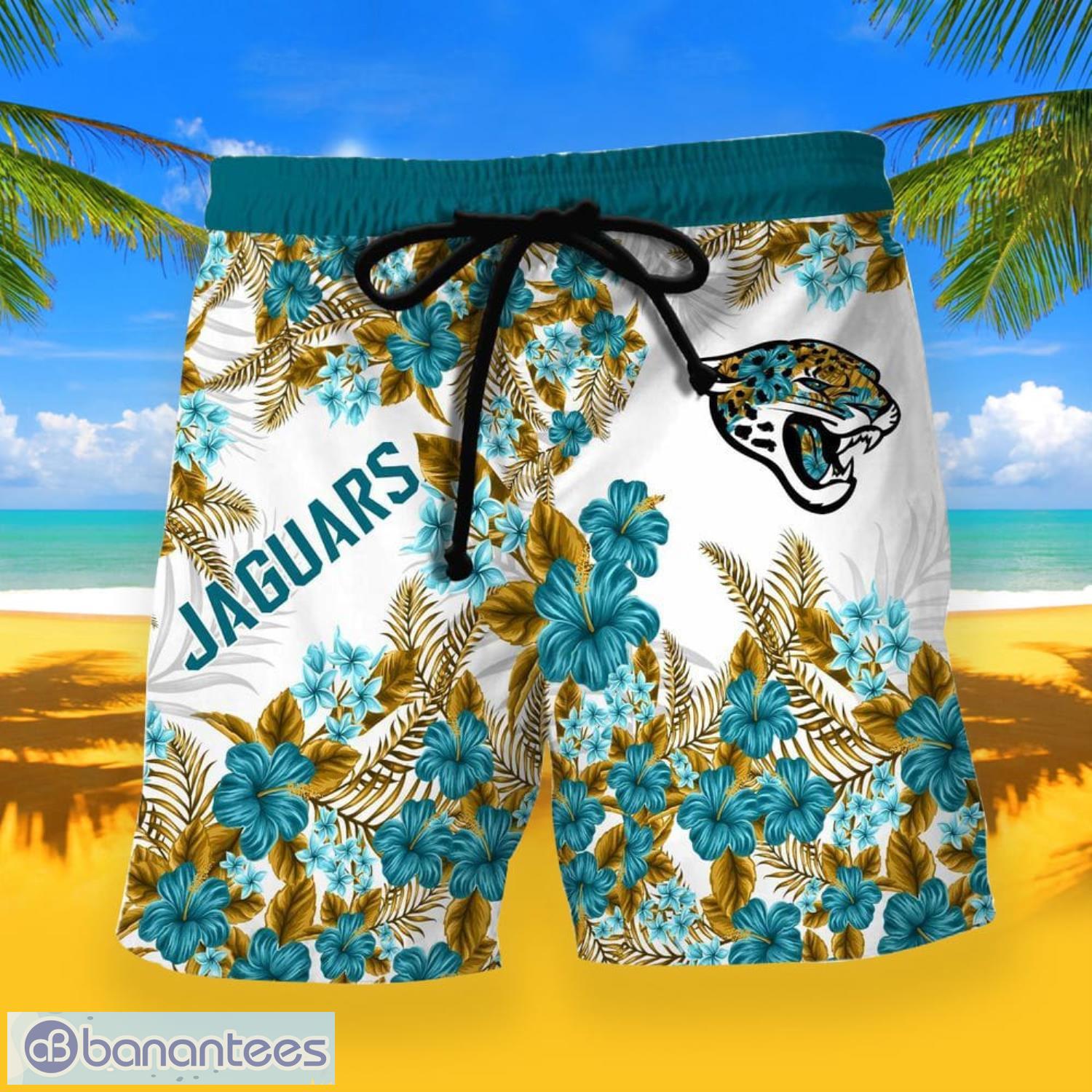 Jacksonville Jaguars 3D Hawaiian Shorts style summer Gift For Mens -  Banantees