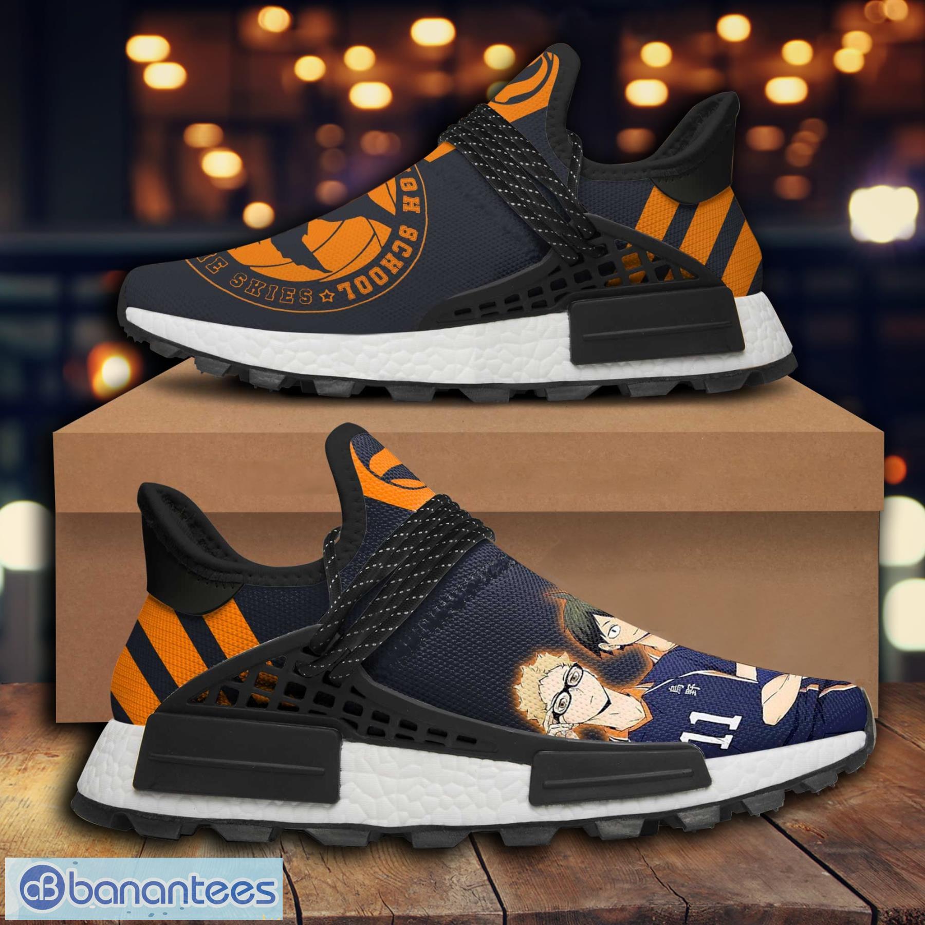 karasuno high shoes haikyuu all over print nmd human shoes 1 image Karasuno High Shoes Haikyuu All Over Print NMD Human Shoes Product Photo 2
