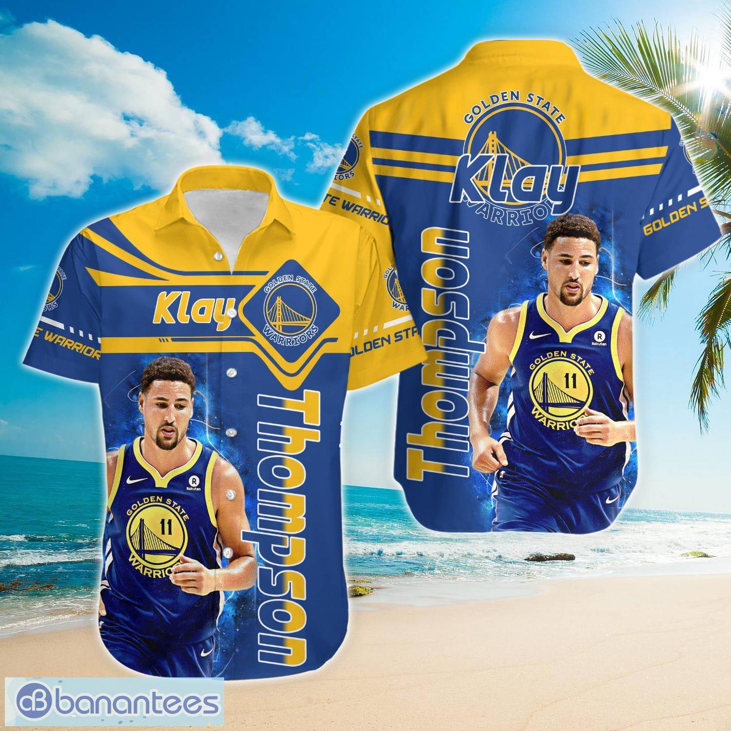 Klay Thompson Golden State Warriors Hawaiian Shirt NBA Fans Gift - Banantees