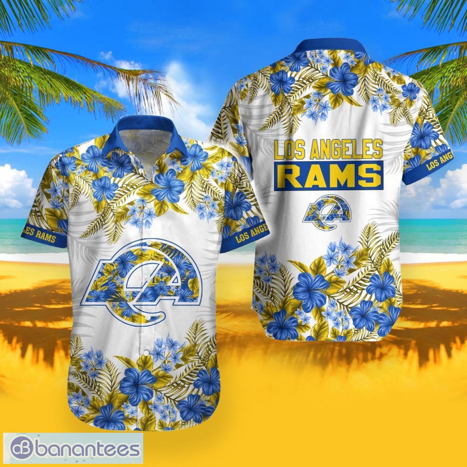 Los Angeles Rams Hawaiian Shirt And Shorts Best Gift For Summer Vacation -  Banantees