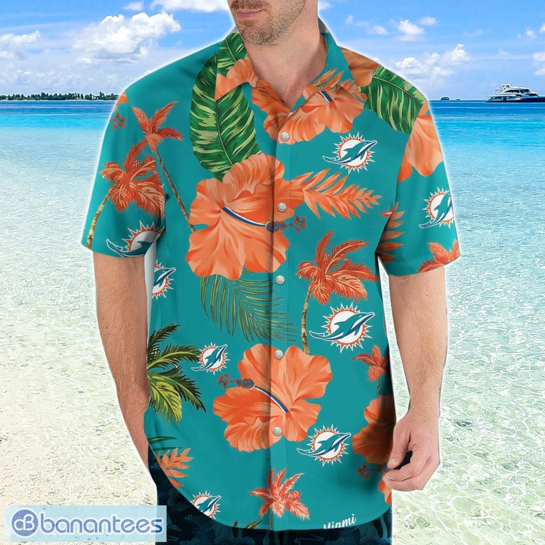 Miami Dolphins Summer Coconut Pattern NFL Hawaiian Shirt, NFL