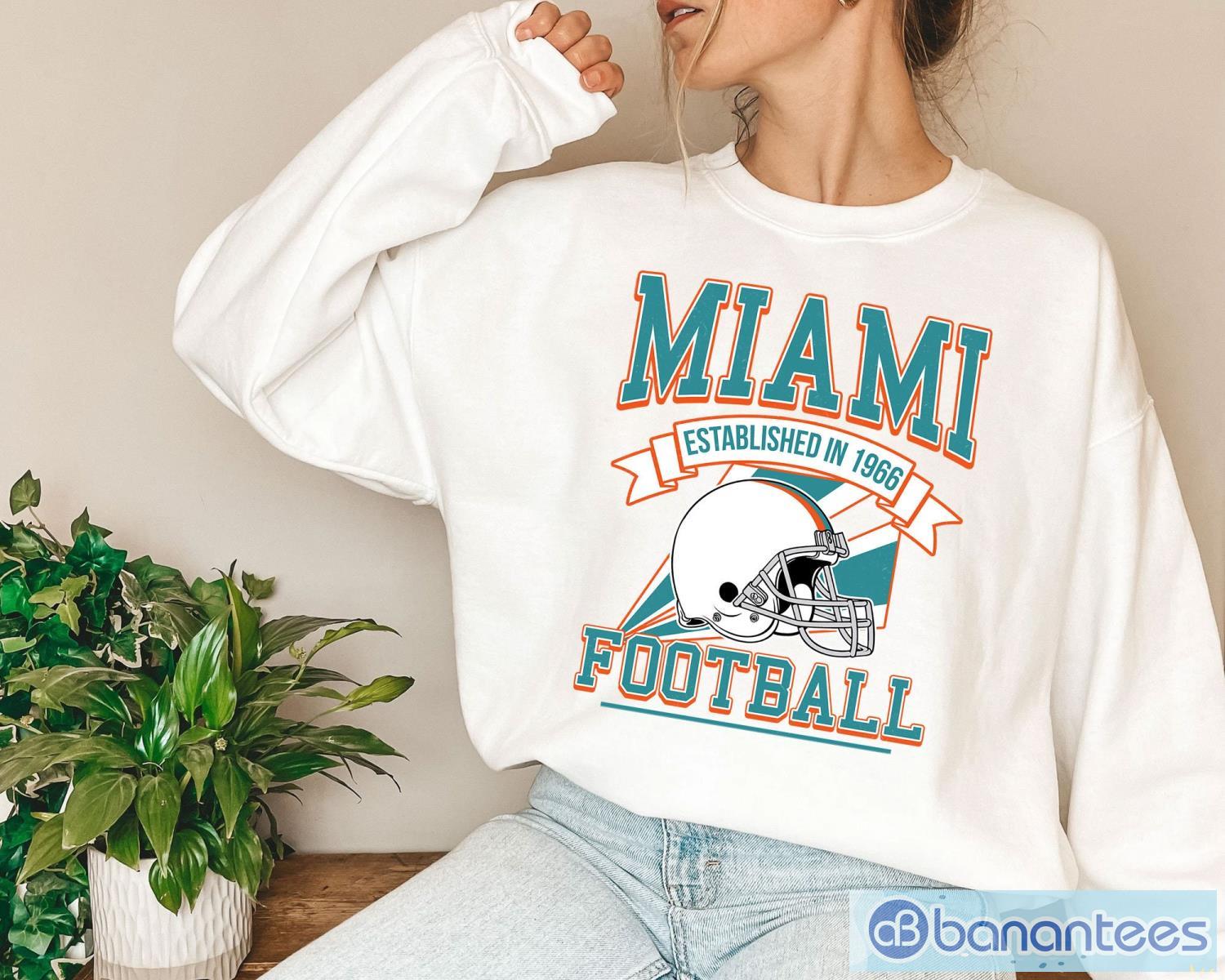 Vintage Miami Football Crewneck Sweatshirt Miami Football 