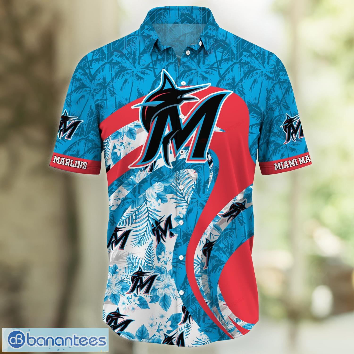Miami Marlins MLB Tropical Summer Gift Hawaiian Shirt And Shorts - Banantees