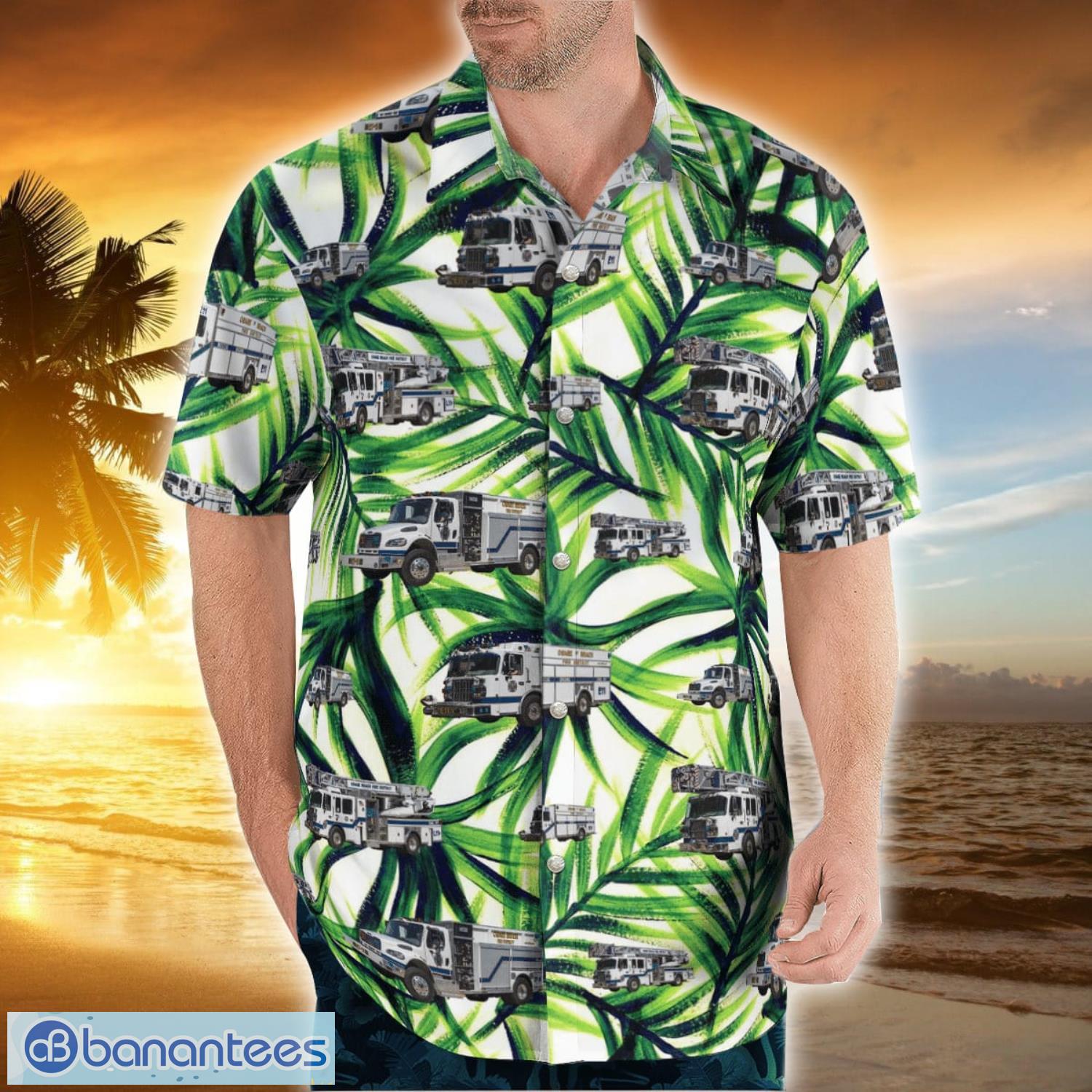 Springfield Missouri MO Fire Department Aloha Summer Gift Hawaiian