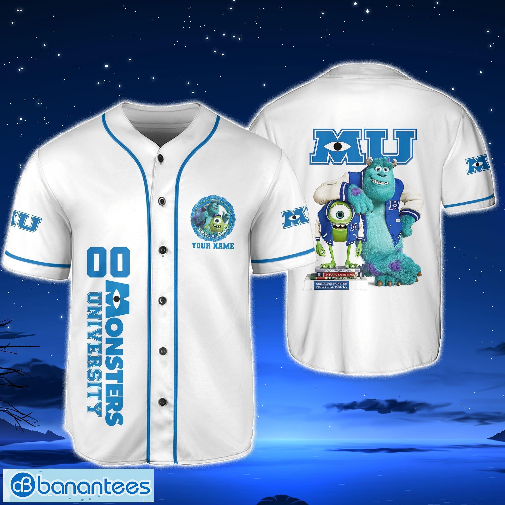 Monsters Inc Best Friend Custom Name And Number Baseball Jersey