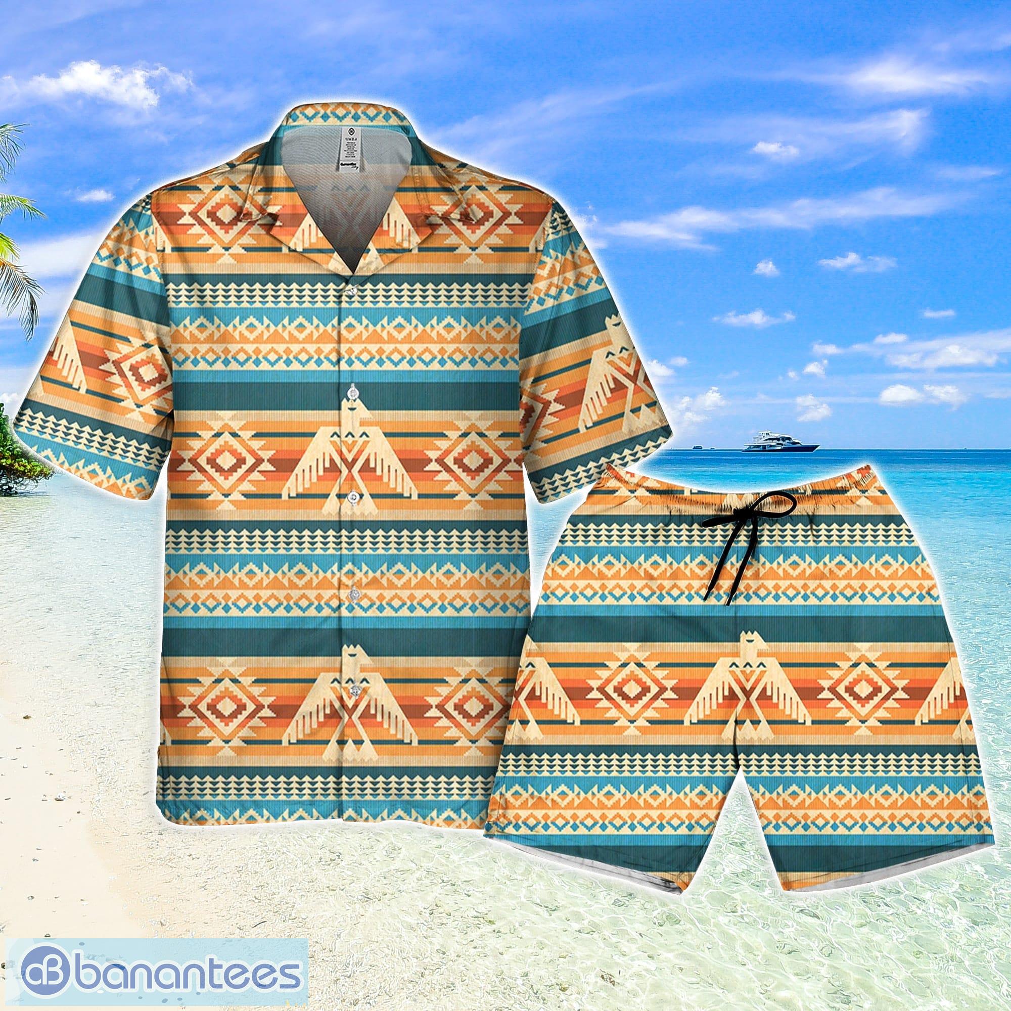 Native American Aztec And Hawaiian Ethnic Pattern Shirt