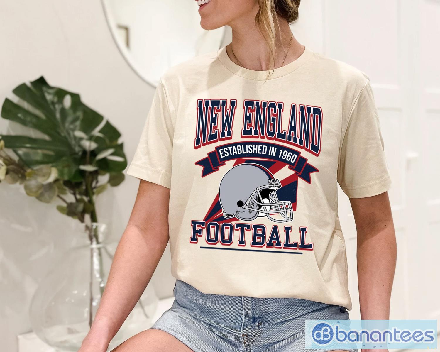 New England Patriots Football Many Logo 3D Hoodie All Over Printed -  T-shirts Low Price