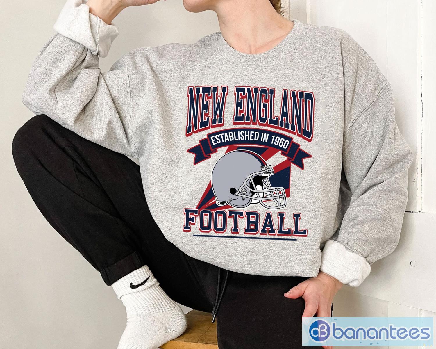 New England Football Team T-Shirt Sweatshirt Hoodie, New England Football  AFC Fan Shirt, NFL Shirt - Banantees