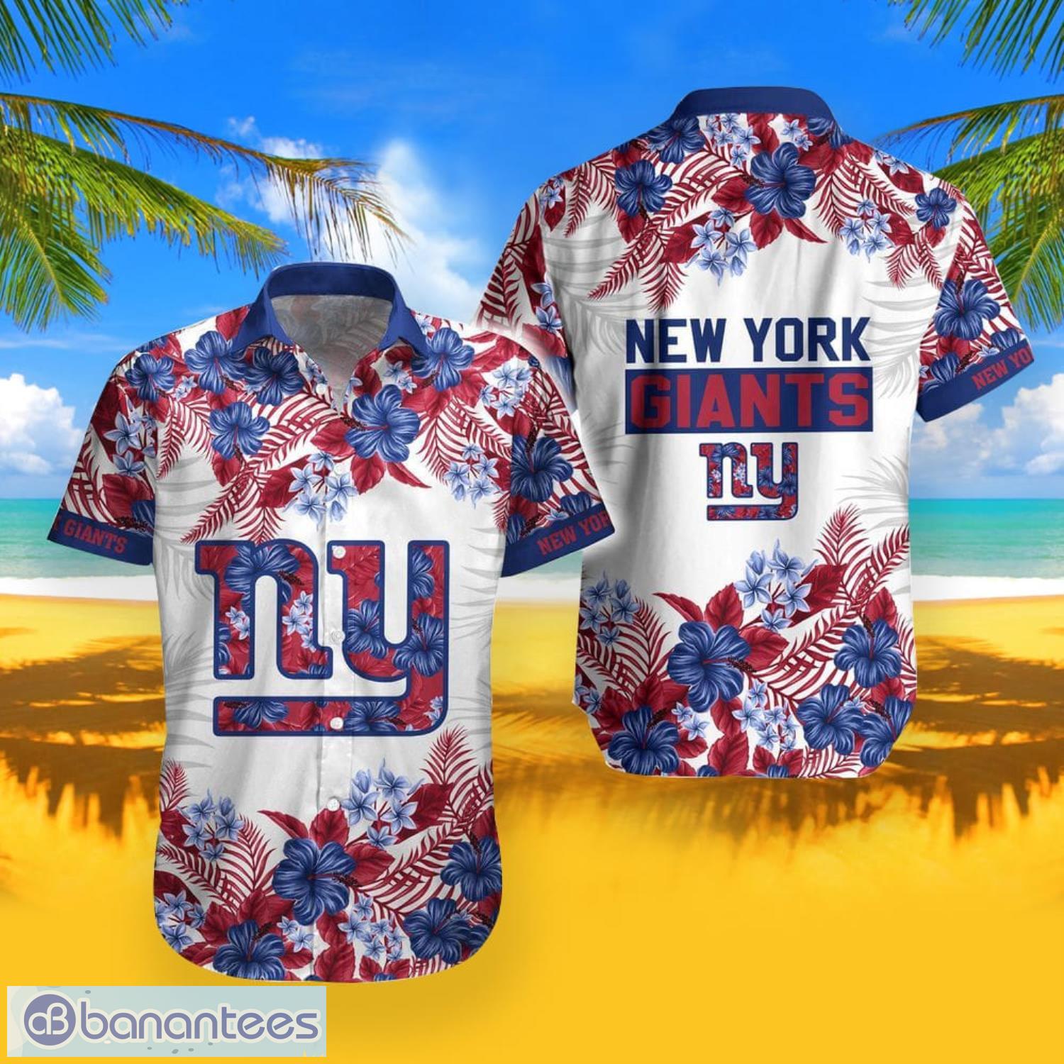 New York Giants Tropical Skull NFL Design 5 Beach Hawaiian Shirt Men And  Women For Fans Gift - Banantees