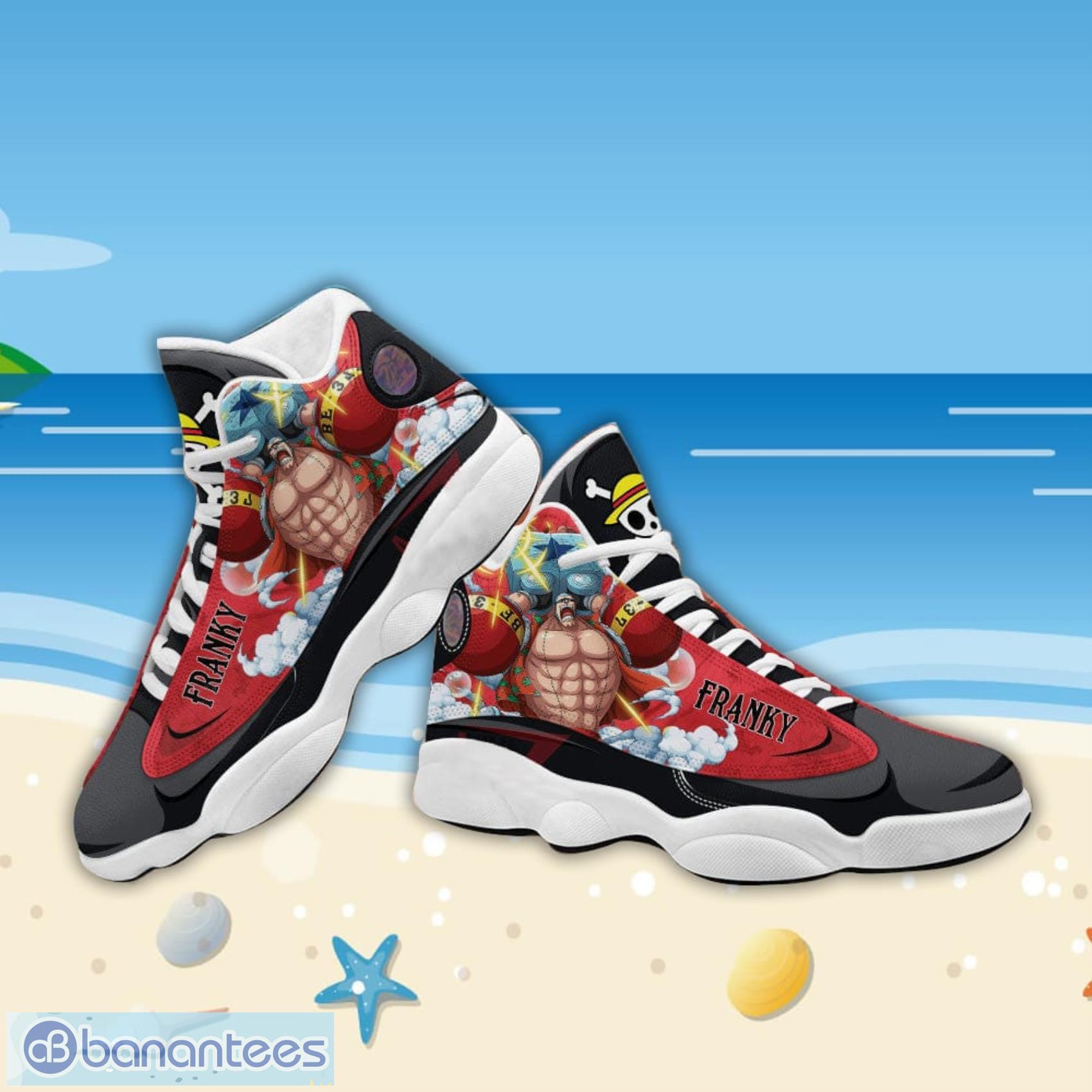 One Piece Franky Air Jordan 13 Sneakers Custom Animes Shoes