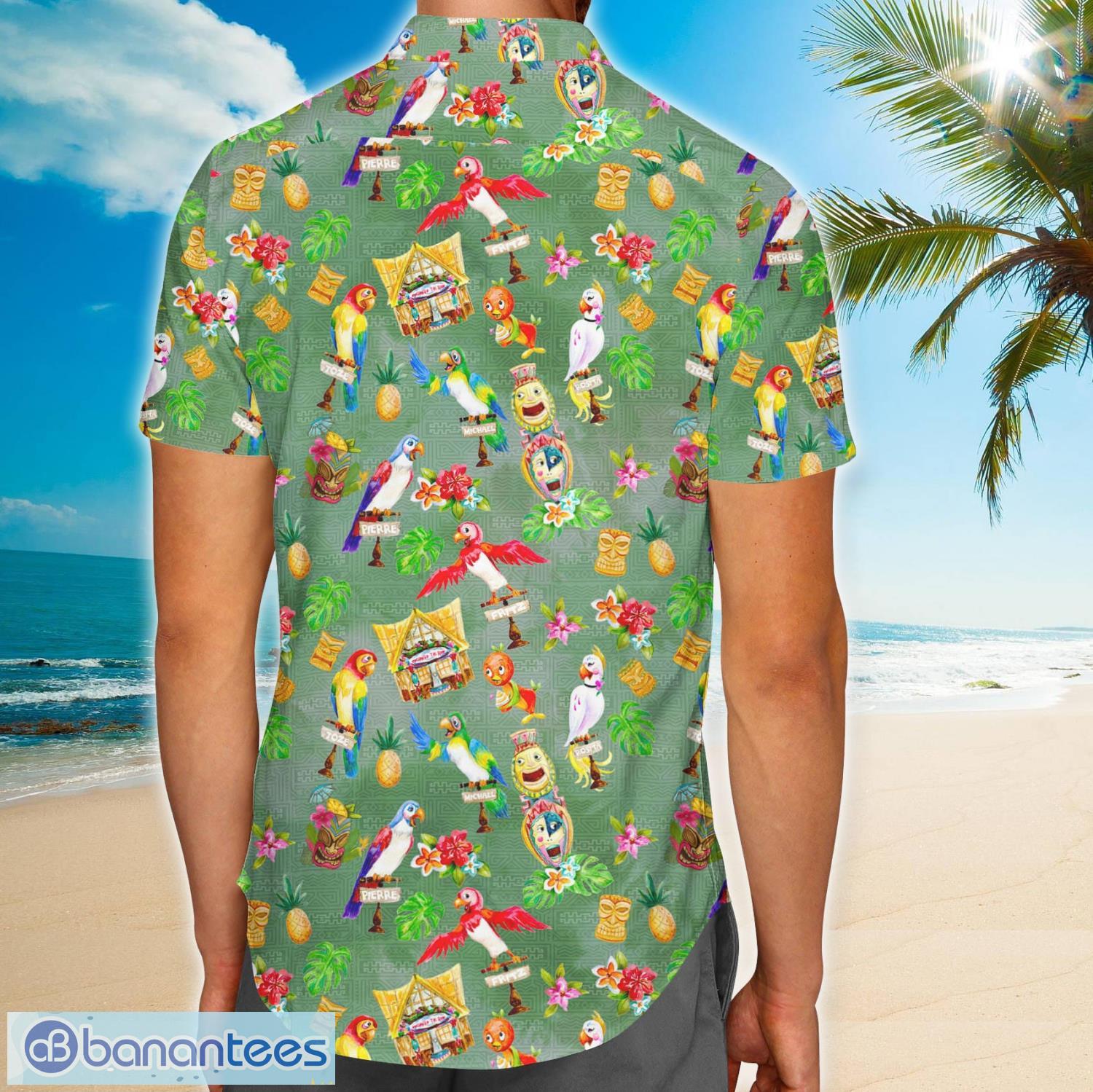 Let's Tiki Time Beach Get Here Tiki Funny Hawaiian Shirt And Short