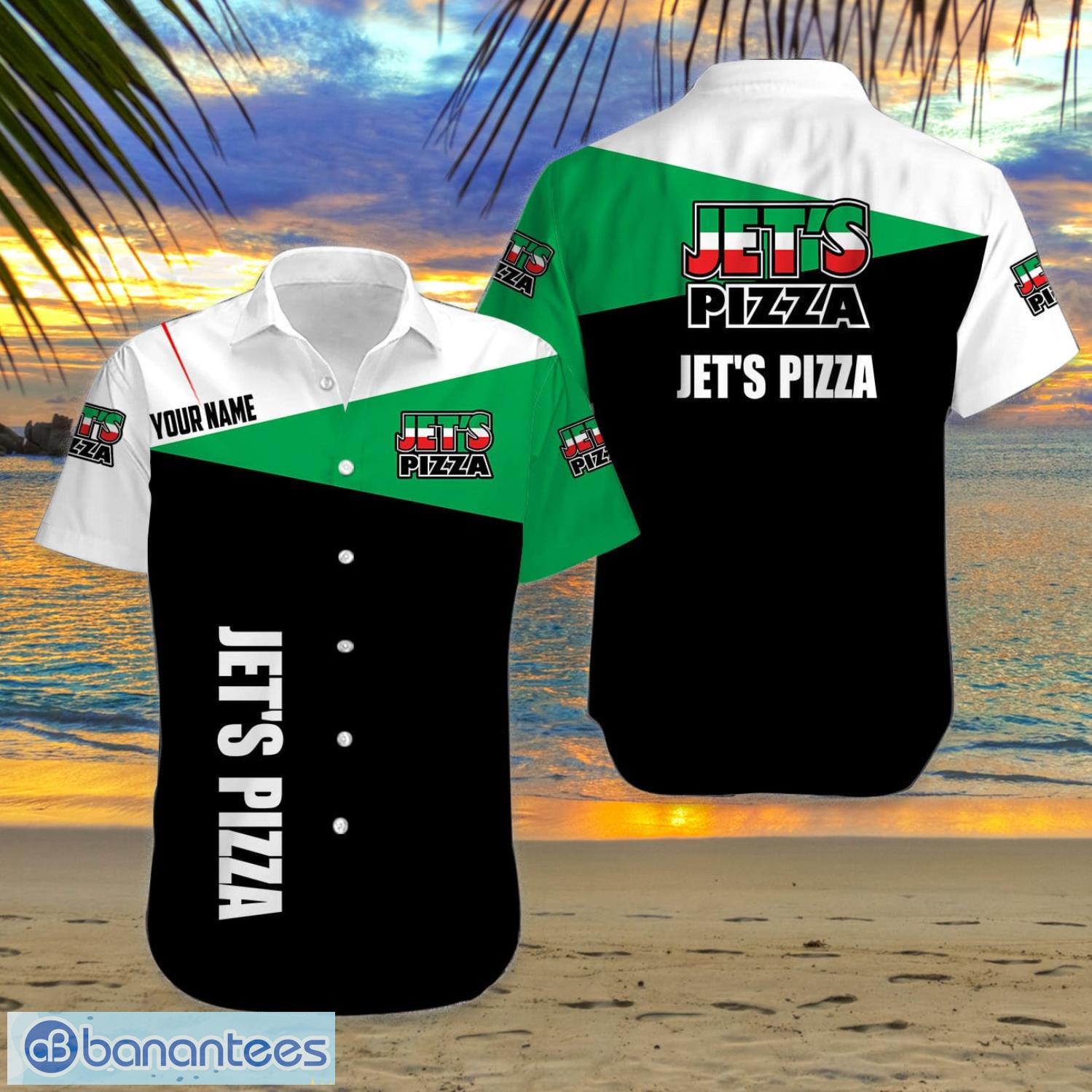 Personalized Name Jet's Pizza 3D Hawaiian Shirt For Men And Women