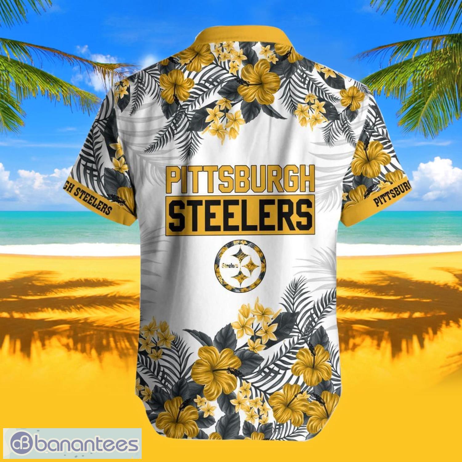 Pittsburgh Steelers Tropical Hawaiian Shirt And Shorts Summer