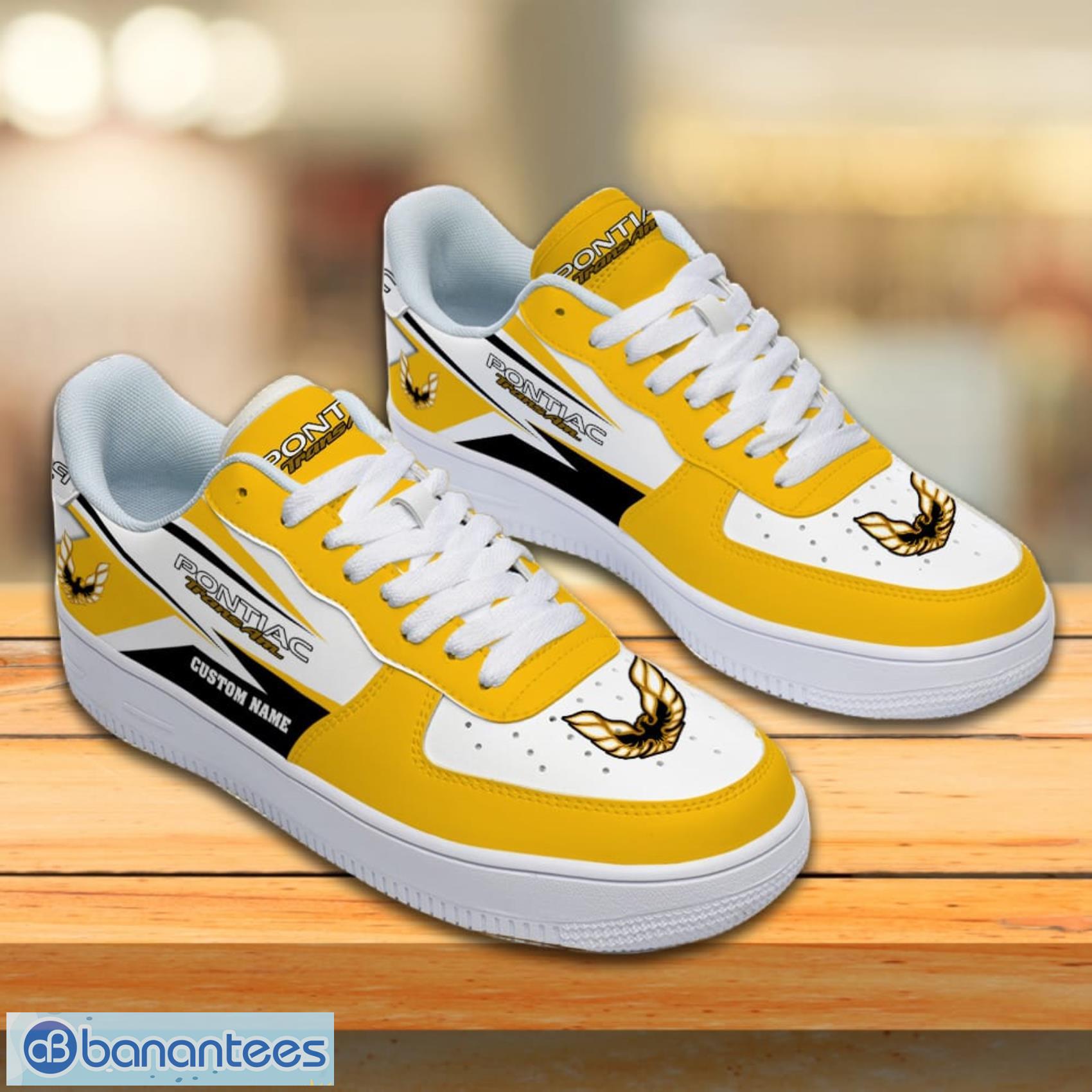 Pontiac Trans Am Custom Name Any Logo Or Car Model Air Force 1 Shoes Gift  For Fans - Banantees