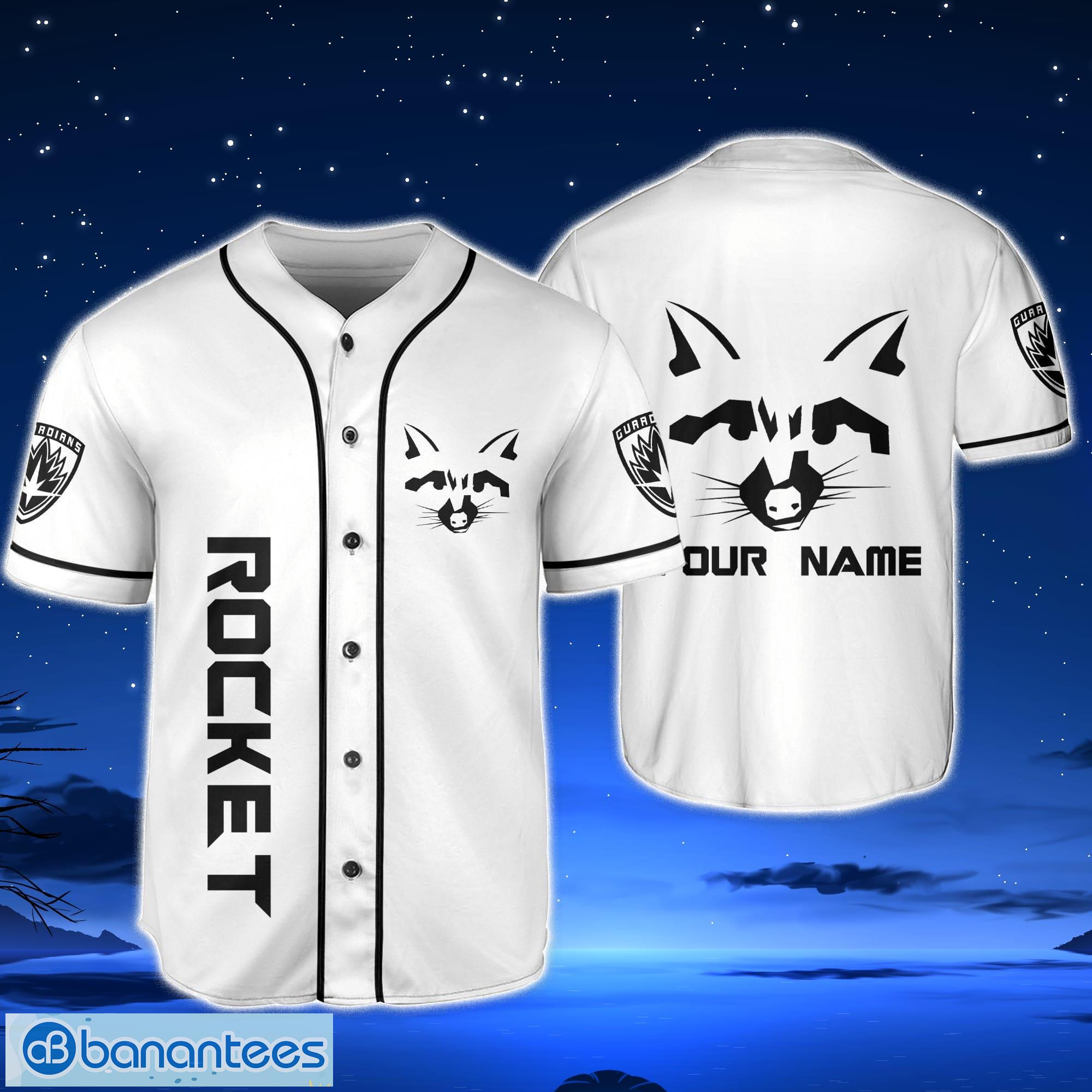 Rocket Raccoon Space Guardian Custom Name Baseball Jersey Disney Men And  Women Gift For Fans - YesItCustom