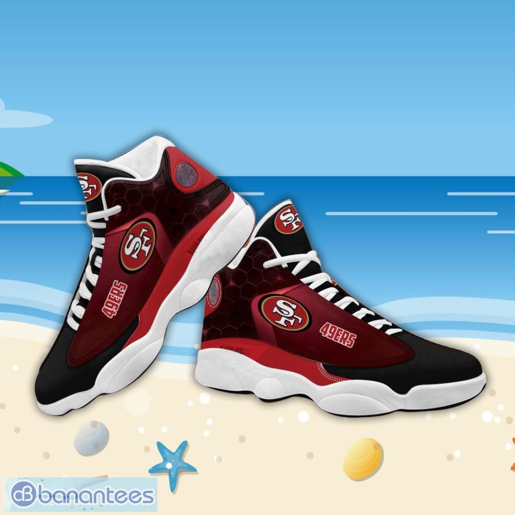 San Francisco 49ers Star Air Jordan 13 Shoes For Fans