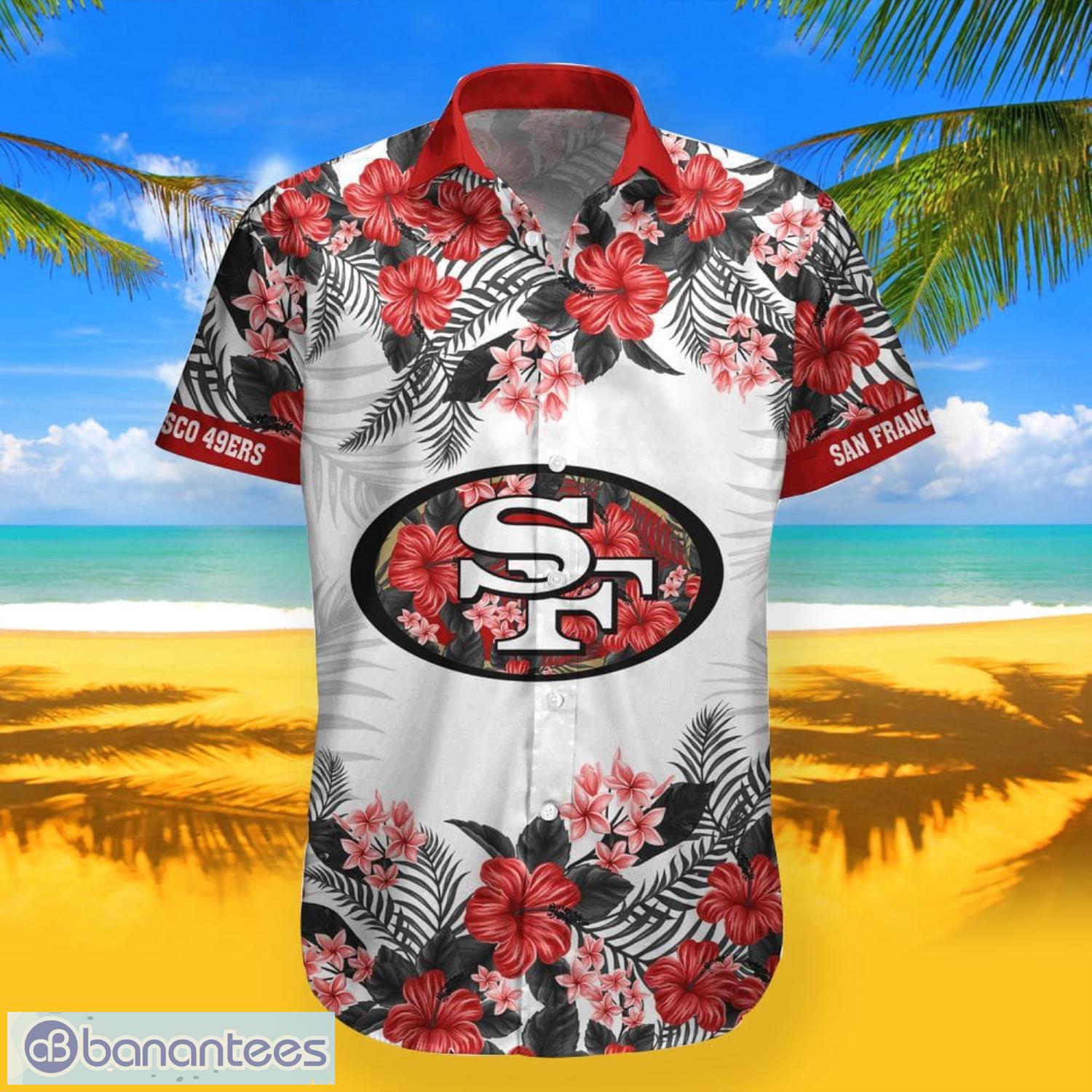 San Francisco 49ers Summer Hawaiian Shirt And Shorts - Banantees