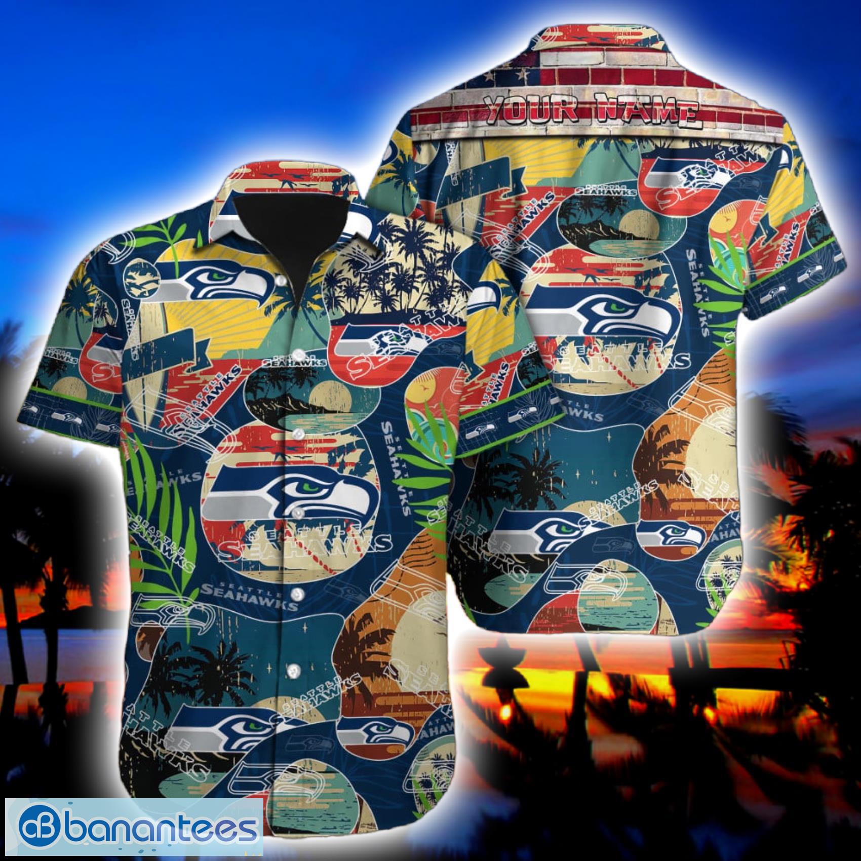 Seattle Seahawks Nfl Summer Hawaiian Shirt And Shorts - Banantees