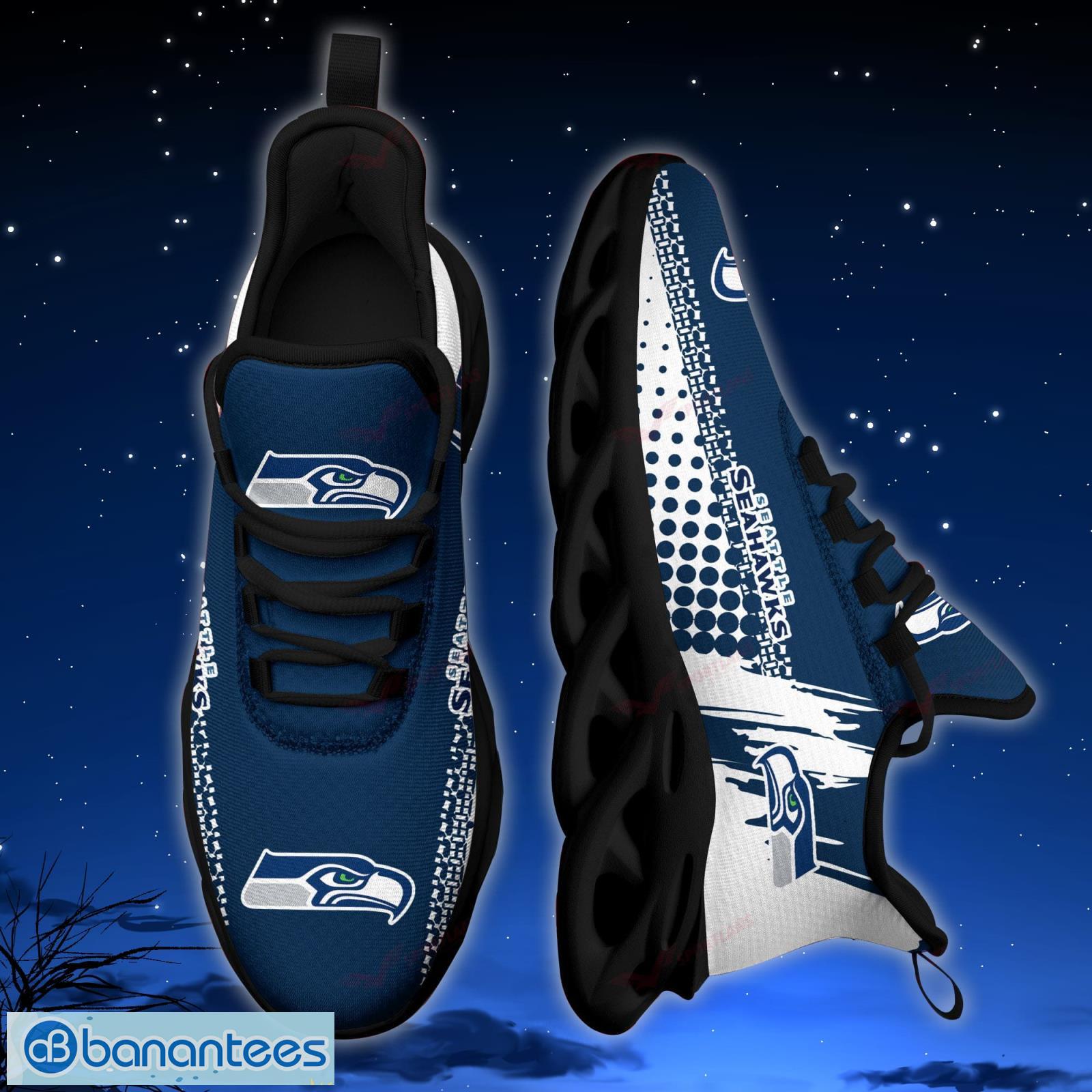 seattle seahawks nfl new clunky sneakers max soul shoes for men and women 1 image Seattle Seahawks NFL New Clunky Sneakers Max Soul Shoes For Men And Women Product Photo 2
