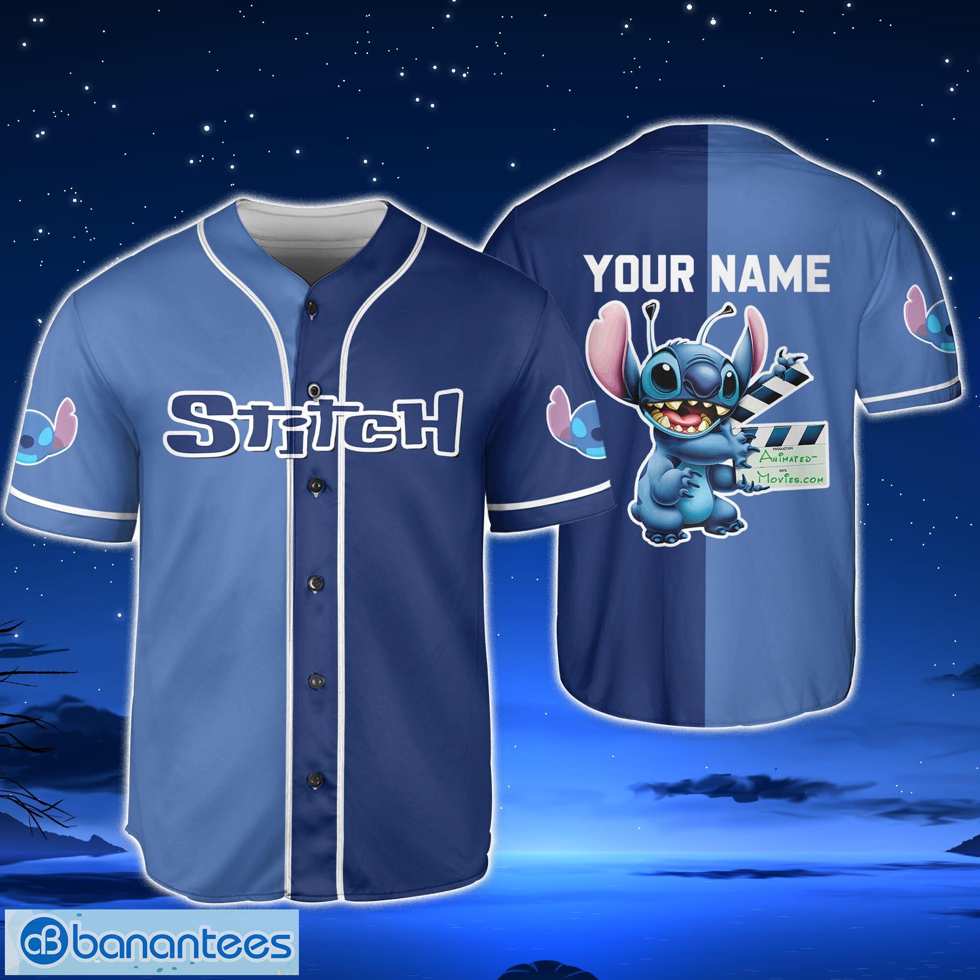  Graphic Baseball Jersey Shirt, Cute Cartoon Movie