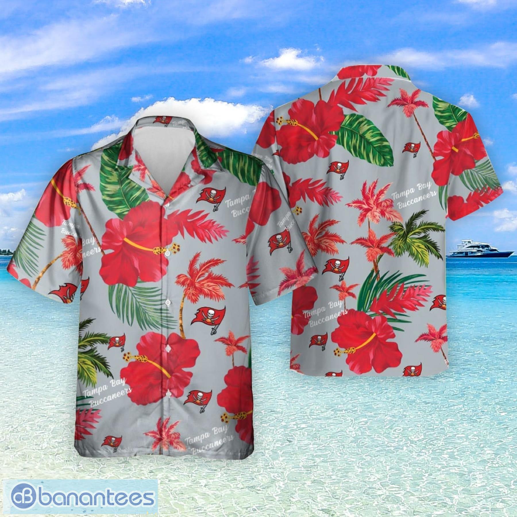 NFL Tampa Bay Buccaneers Tropical Floral Hibiscus Hawaiian Shirt - The best  gifts are made with Love