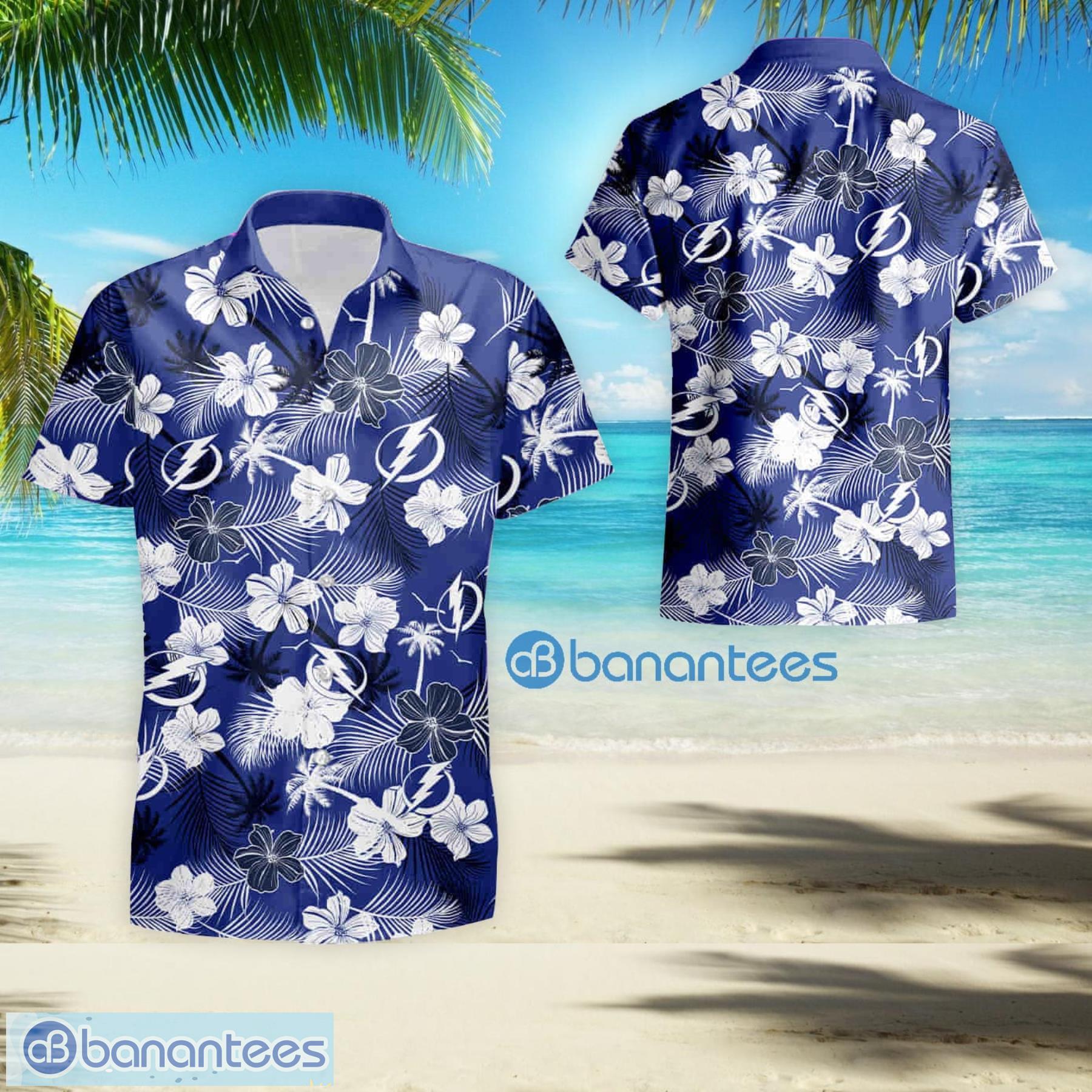 Tampa Bay Lightning Nhl Summer Gift Hawaiian Shirt And Shorts - Banantees