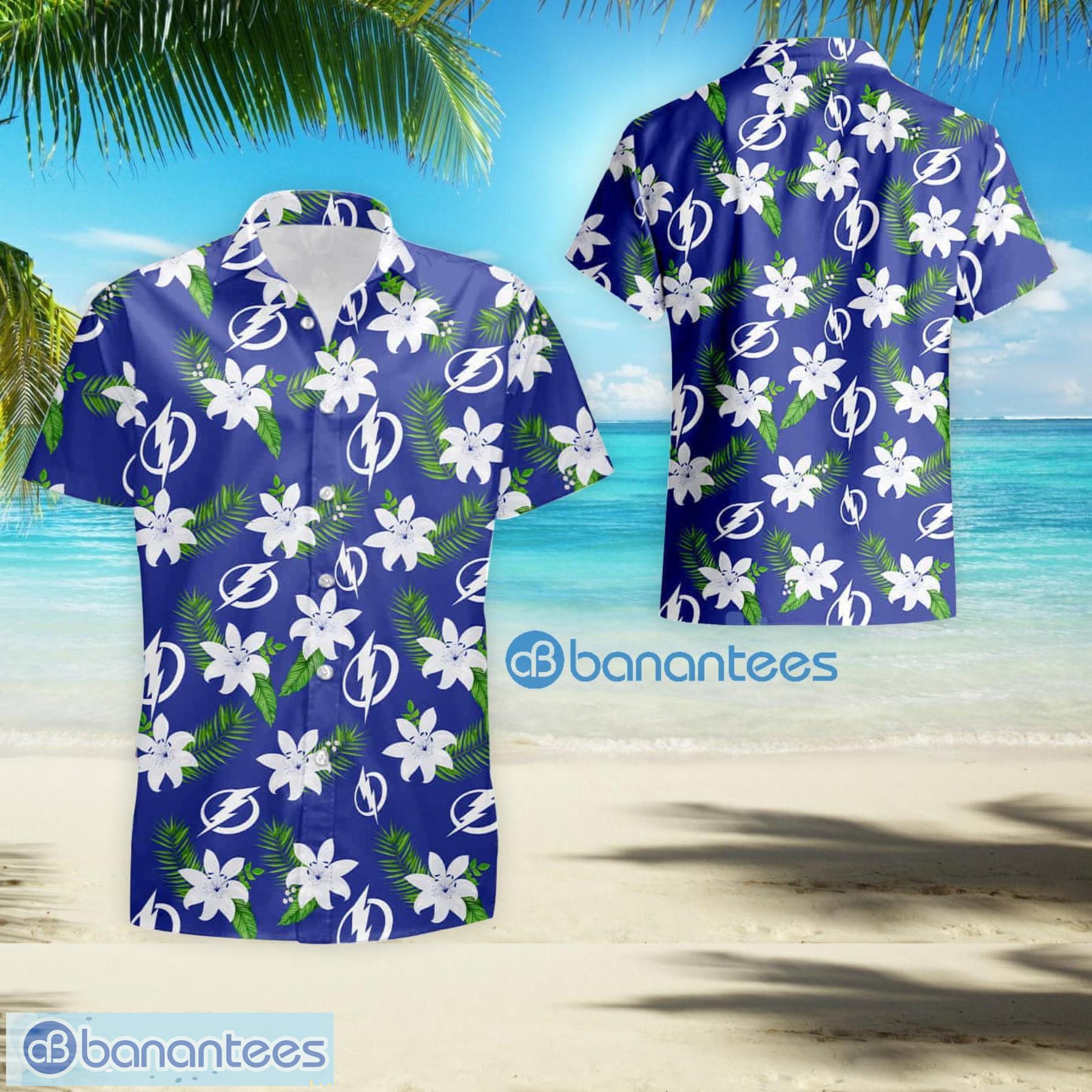 Tampa Bay Lightning Nhl Summer Gift Hawaiian Shirt And Shorts - Banantees