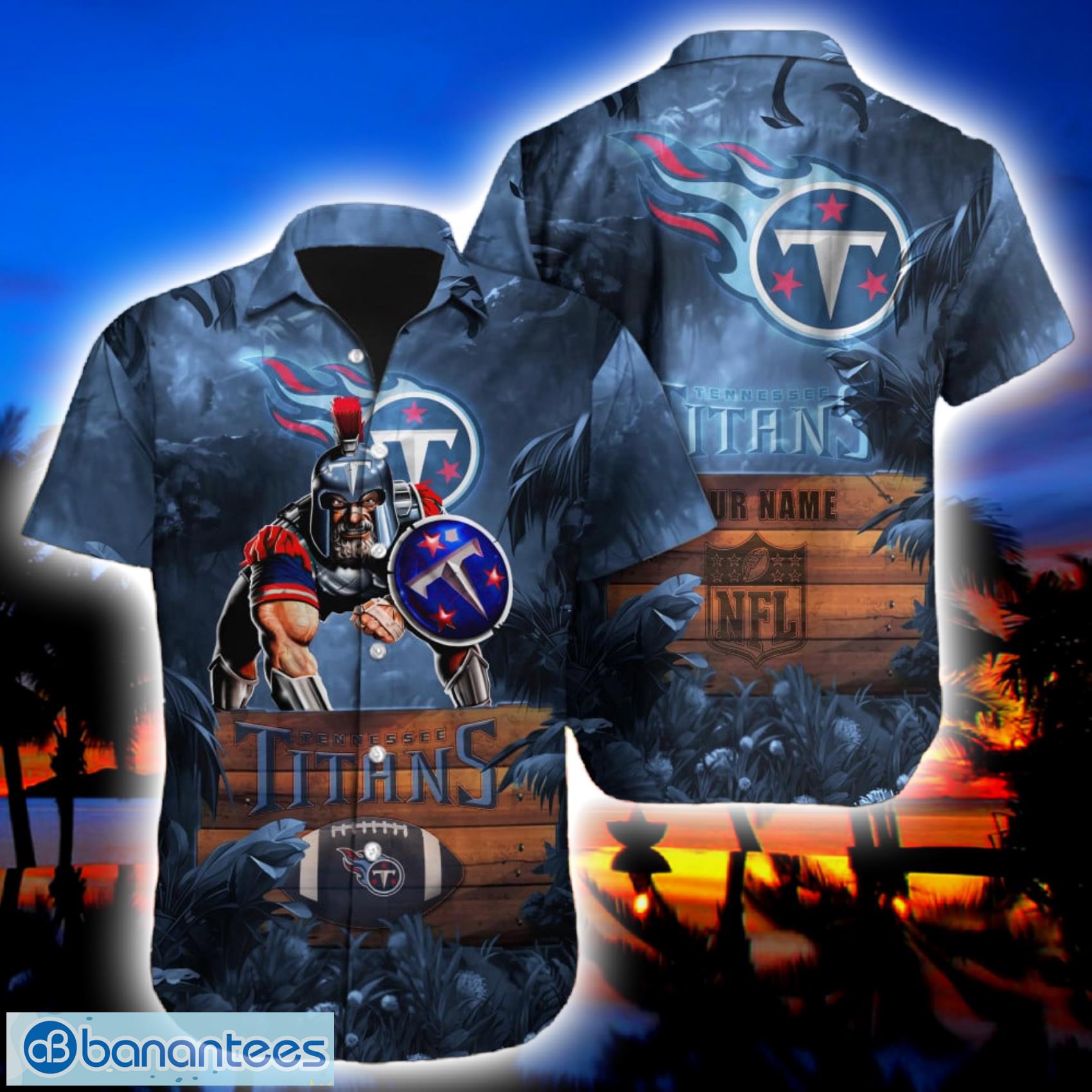 Tennessee Titans NFLVintage US Flag Hawaiian Shirt And Shorts