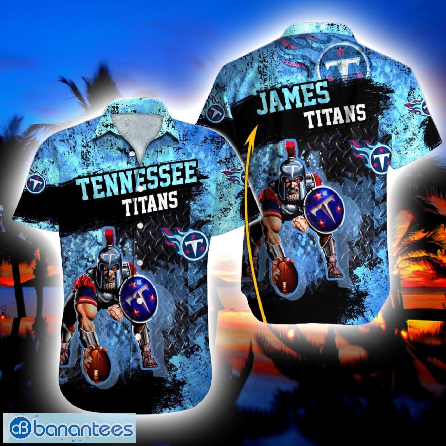 Tennessee Titans NFL Custom Name Sunflowers And American