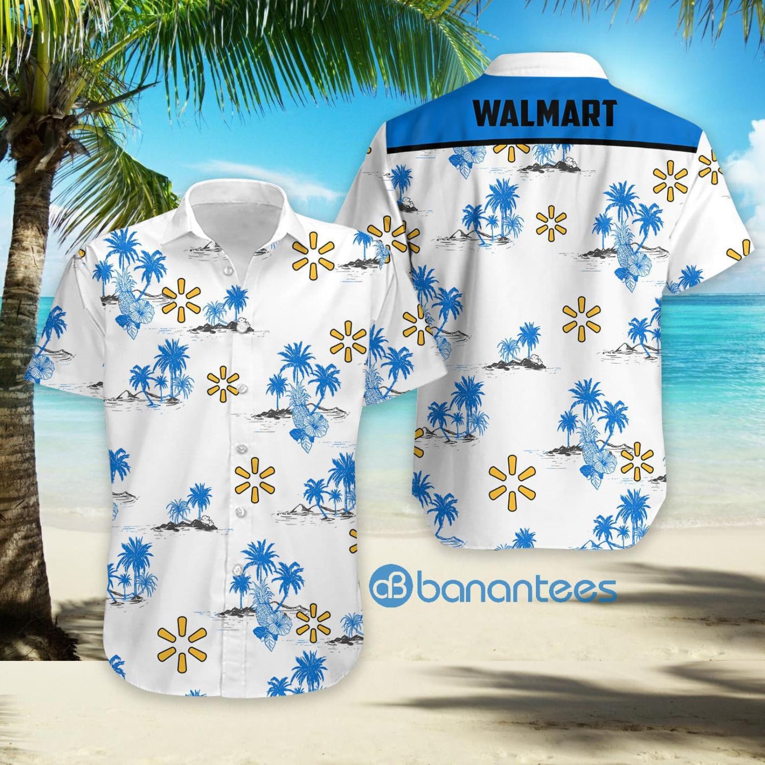 Walmart Coconut Pattern Aloha Hawaiian Shirt Banantees