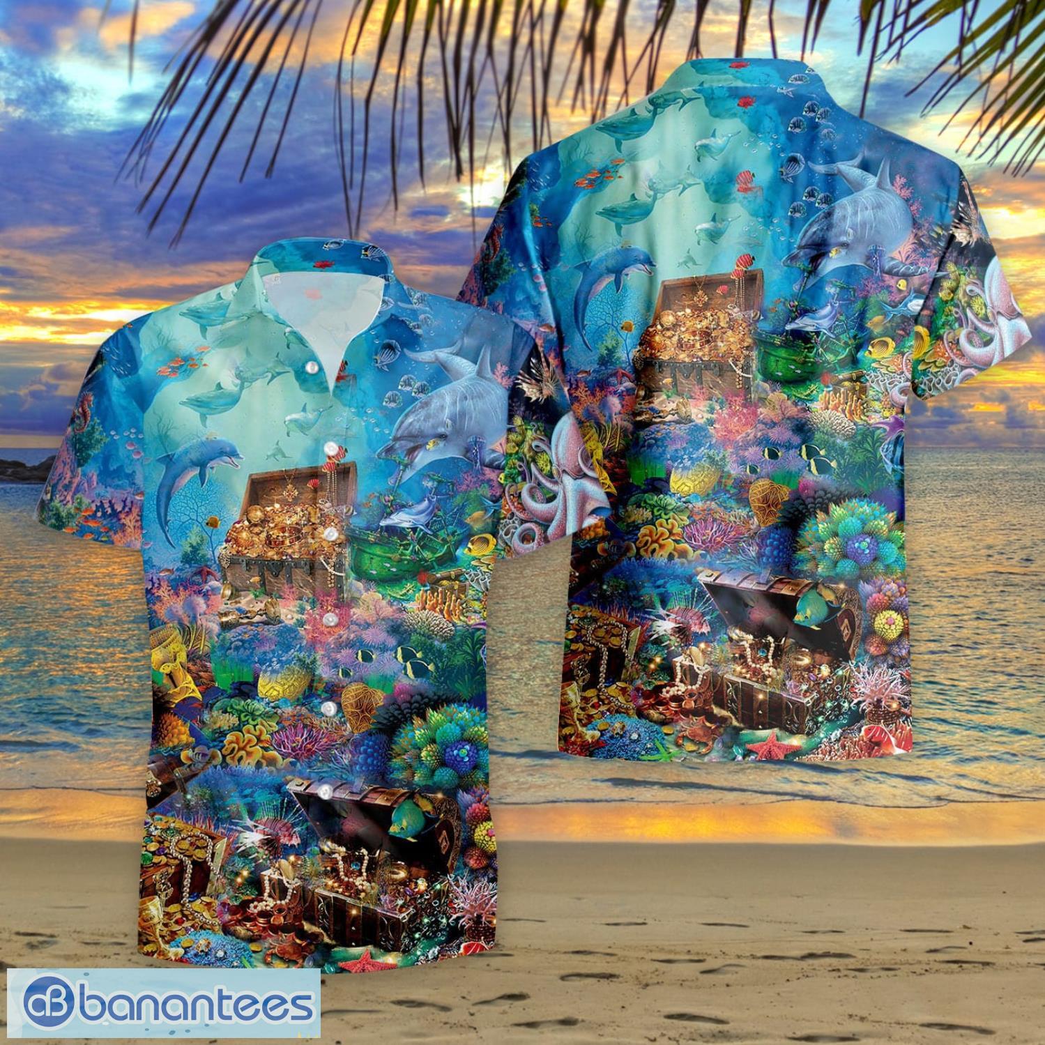 Tennessee Titans NFL And Palm Trees Hawaii Style 3D T-Shirt - Banantees