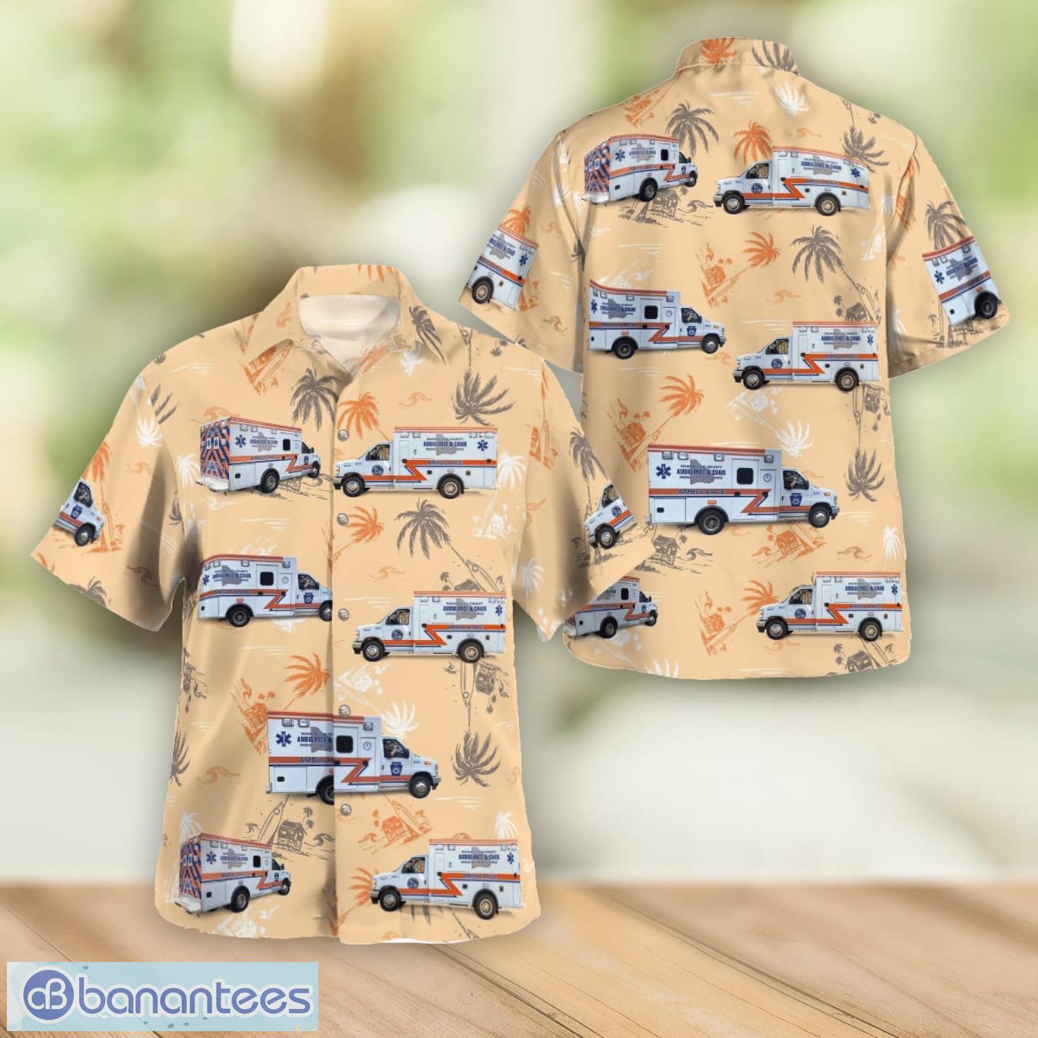 Ambulance & Chair EMS, Inc., Washington, Pennsylvania 3D Hawaiian Shirt Best Gift For Men And Women Product Photo 1