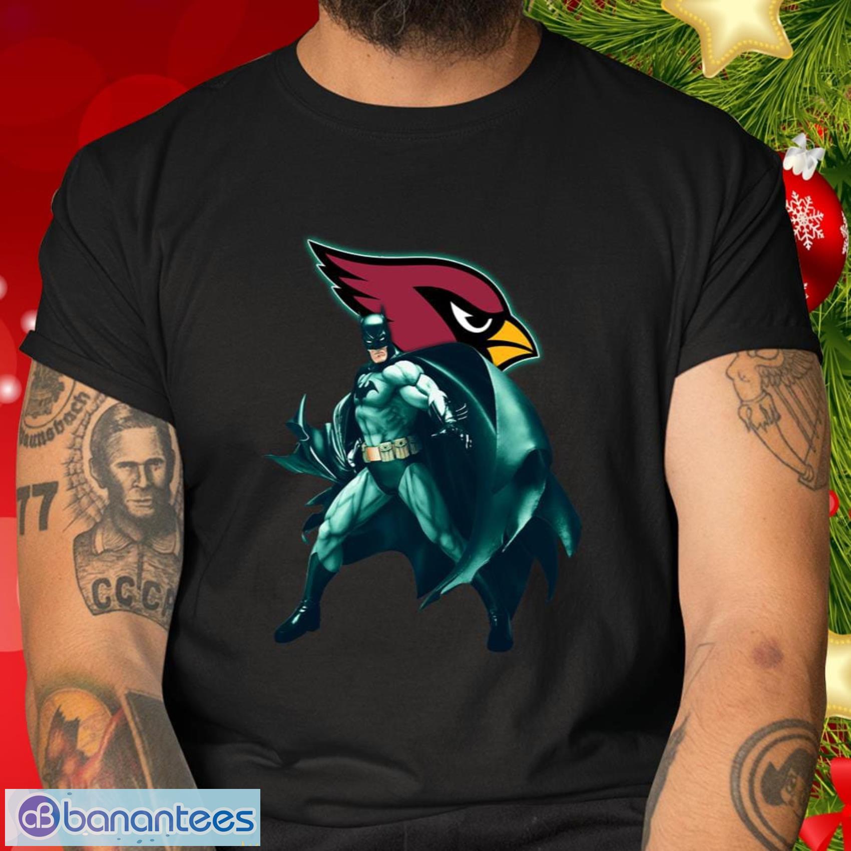 Arizona-Cardinals Batman Dc T Shirt Gift For Sport Teams Fans - Arizona-Cardinals Batman Dc T Shirt_2