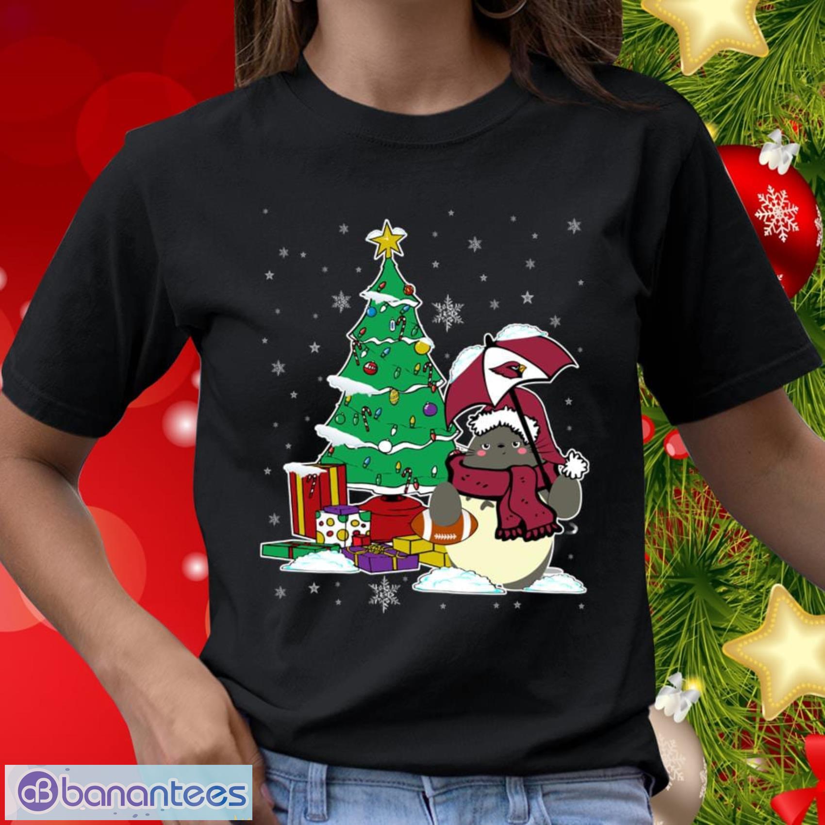 Arizona Cardinals NFL Football Gift Fr Fans Cute Tonari No Totoro Christmas Sports T Shirt - Arizona Cardinals NFL Football Cute Tonari No Totoro Christmas Sports T Shirt_2