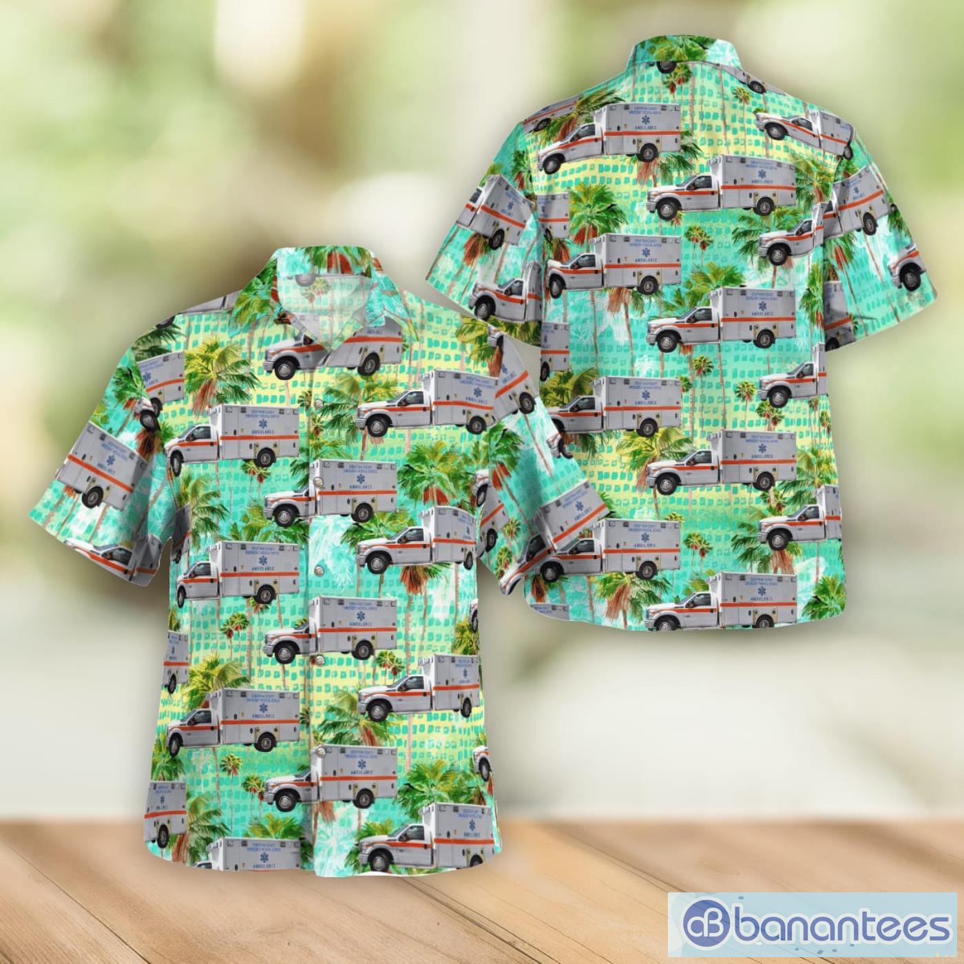 Ashland City Tennessee Cheatham County EMS Men And Women Summer Gift Hawaiian Shirt Product Photo 1