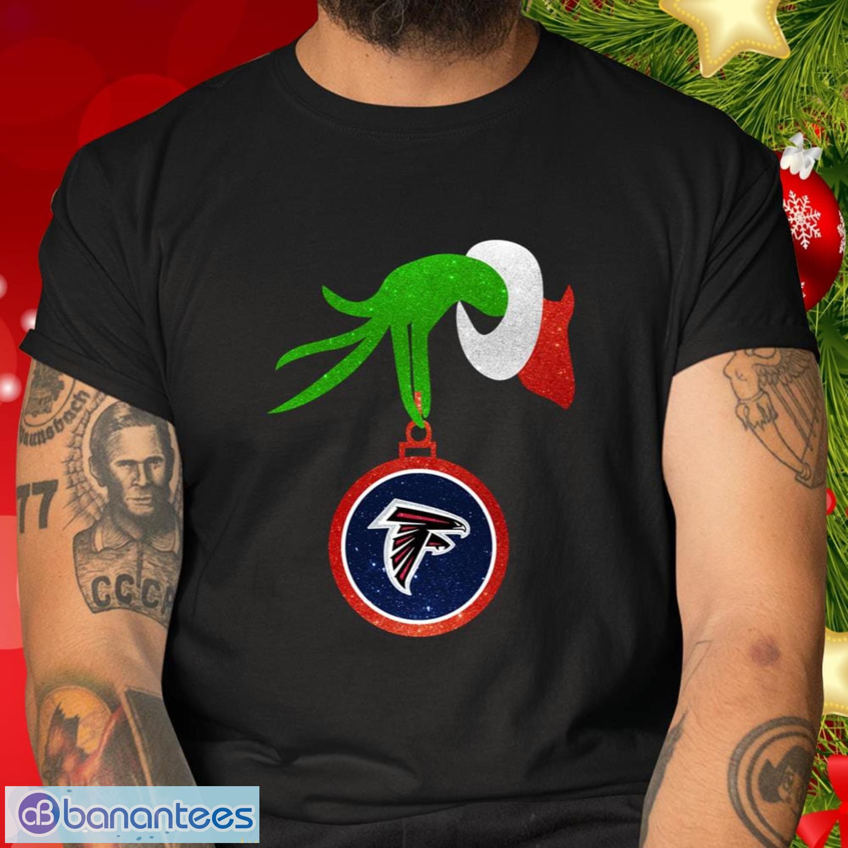 Atlanta Falcons Grinch Merry Christmas NFL Football Gift Fr Fans T Shirt - Atlanta Falcons Grinch Merry Christmas NFL Football T Shirt_2
