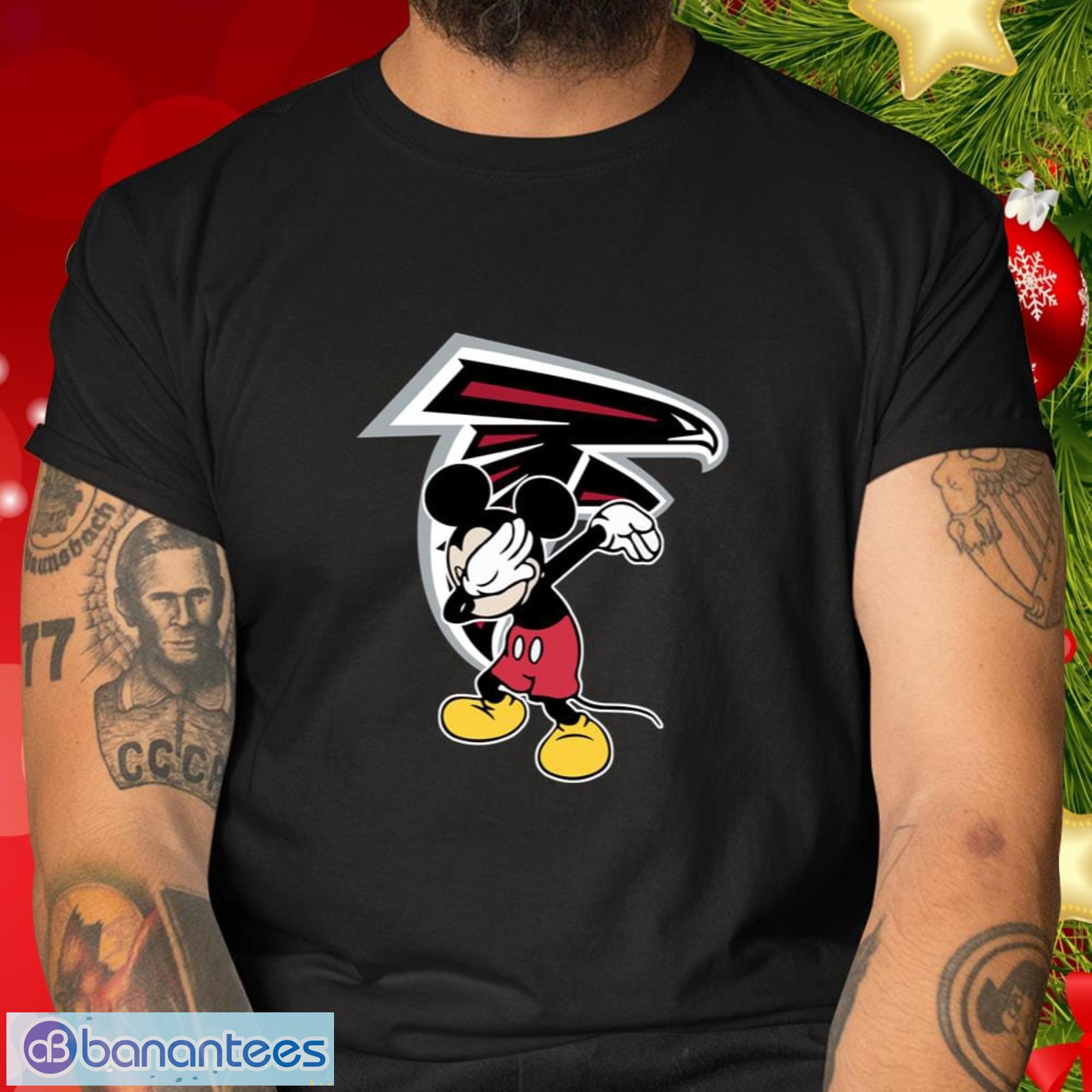 Atlanta Falcons NFL Football Gift Fr Fans Dabbing Mickey Disney Sports T Shirt - Atlanta Falcons NFL Football Dabbing Mickey Disney Sports T Shirt_2