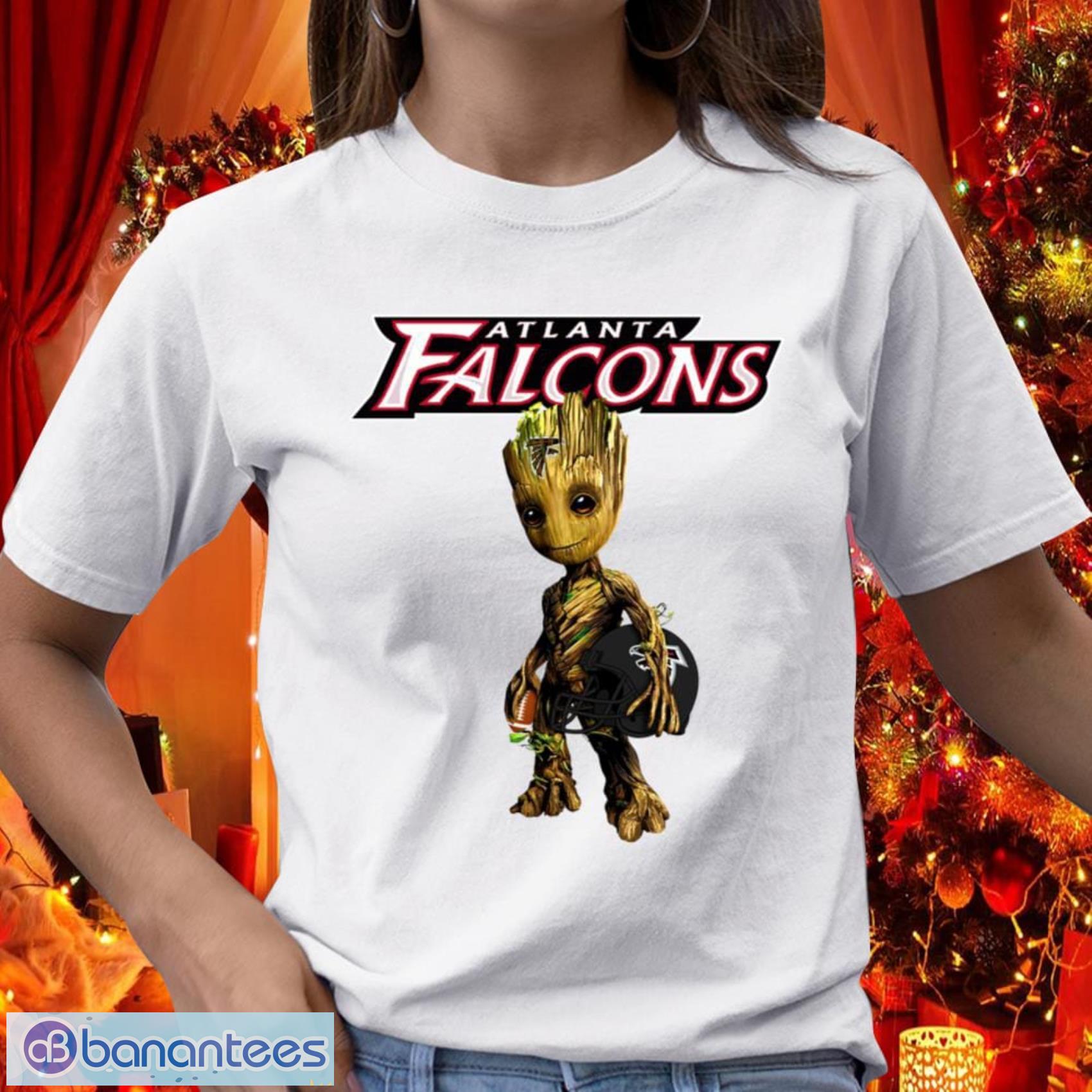 Atlanta Falcons NFL Football Gift Fr Fans Groot Marvel Guardians Of The Galaxy T Shirt - Atlanta Falcons NFL Football Groot Marvel Guardians Of The Galaxy T Shirt_1