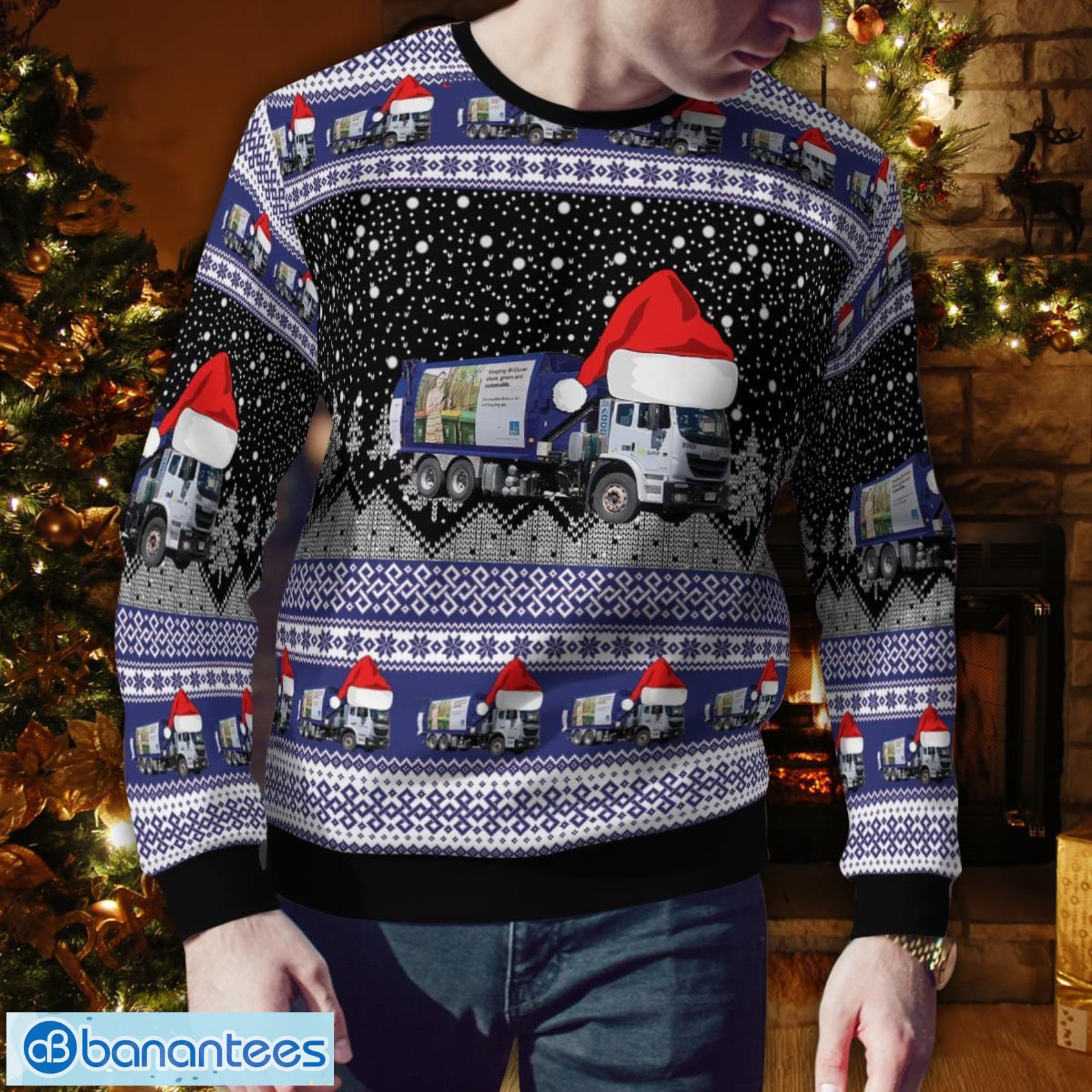 Australian suez waste collection trucks ugly sweater banantees