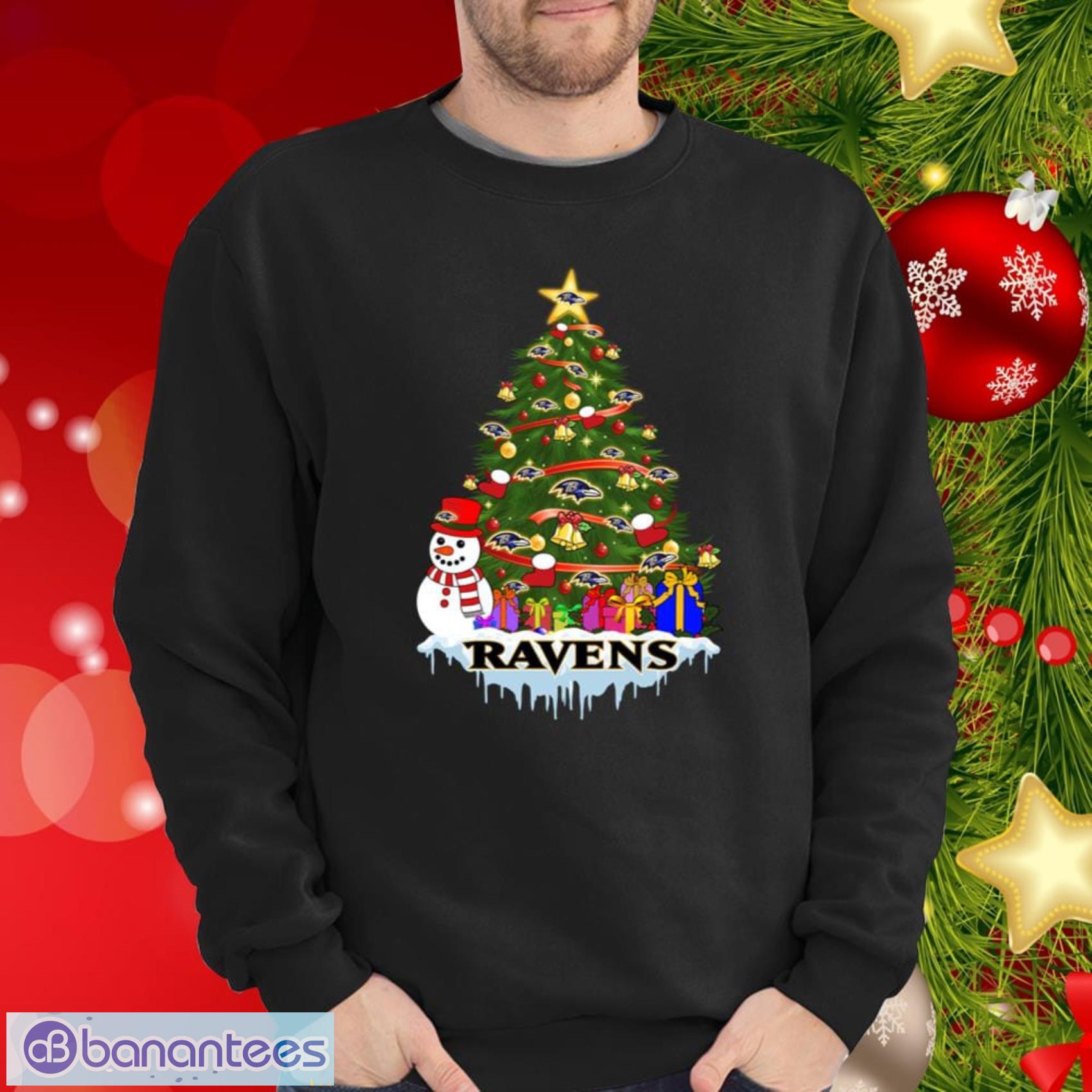 Baltimore Ravens Merry Christmas NFL Football Sports T Shirt