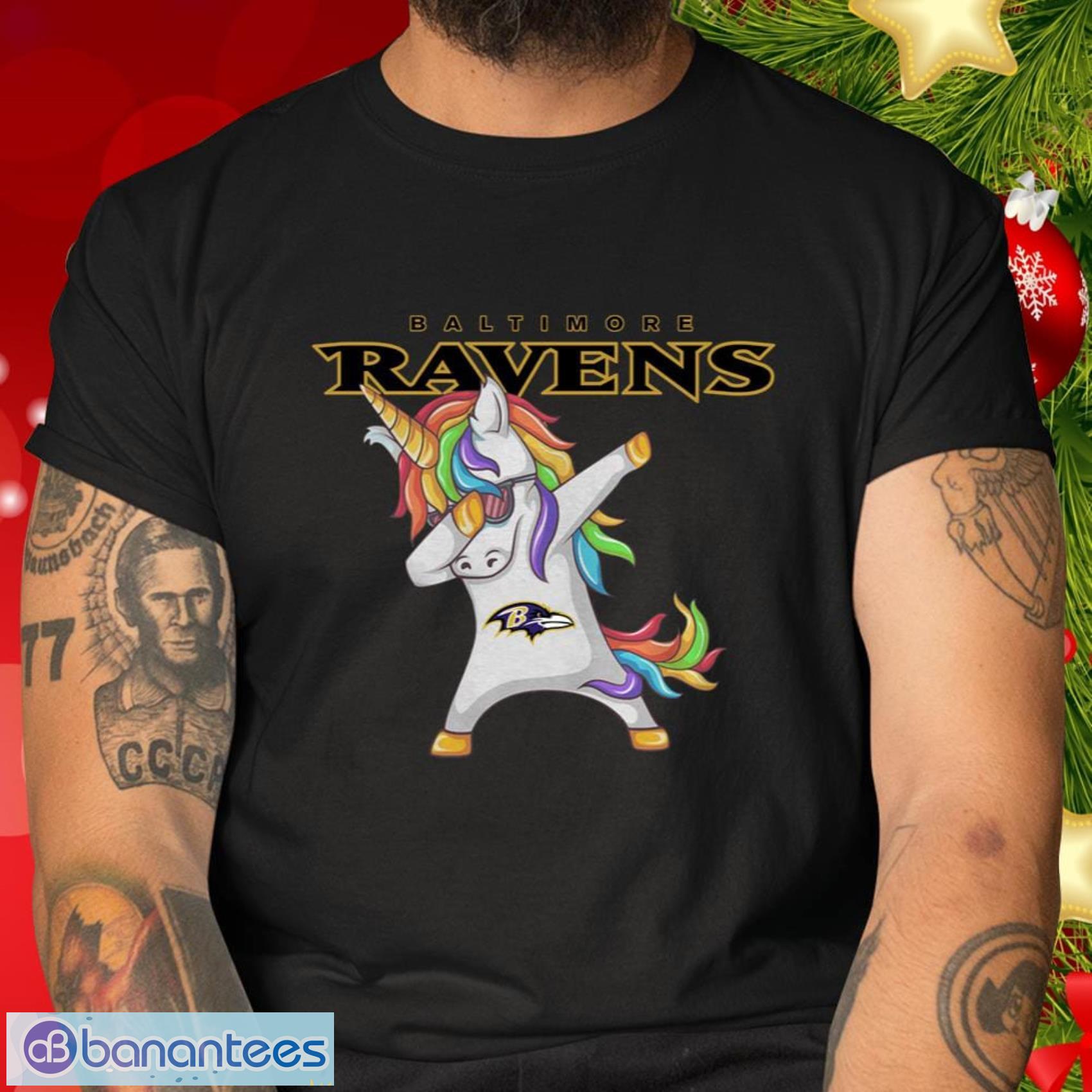 Baltimore Ravens NFL Football Gift Fr Fans Funny Unicorn Dabbing Sports T Shirt - Baltimore Ravens NFL Football Funny Unicorn Dabbing Sports T Shirt_2
