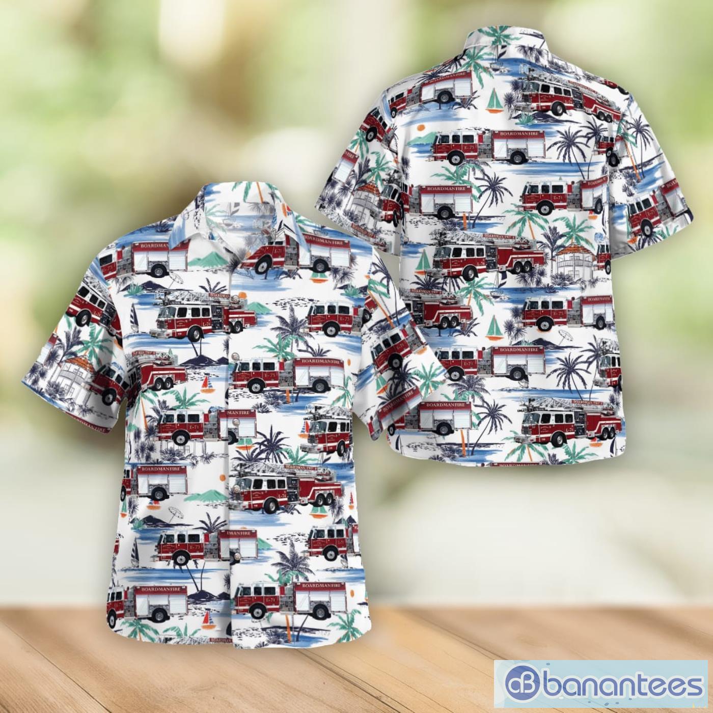 Boardman Ohio Boardman Township Fire Department Men And Women Summer Gift Hawaiian Shirt Product Photo 1