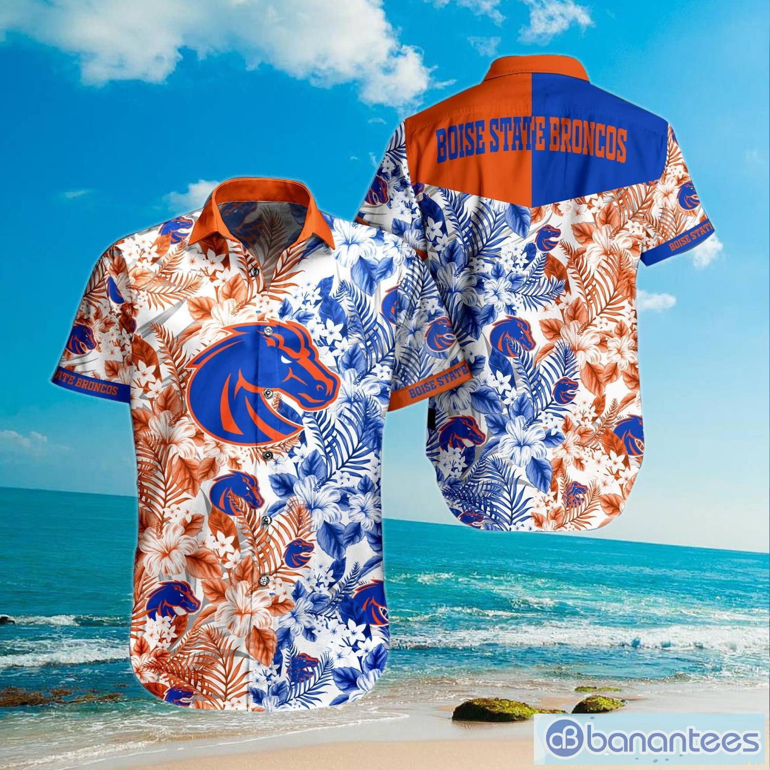 Youth White Boise State Broncos Logo Comfort Colors T-Shirt