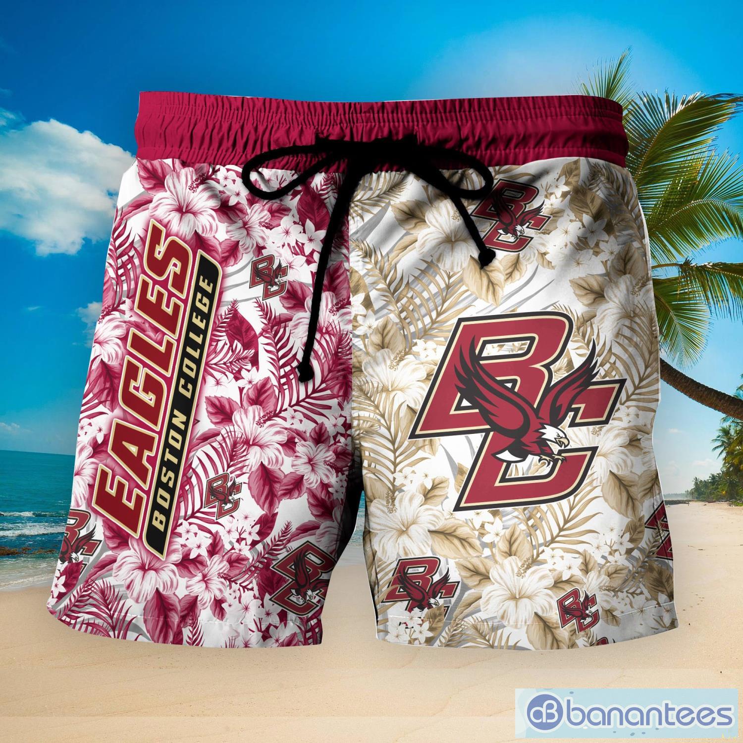 Boston College Eagles Tropical Style Hawaiian Shirt And Shorts For