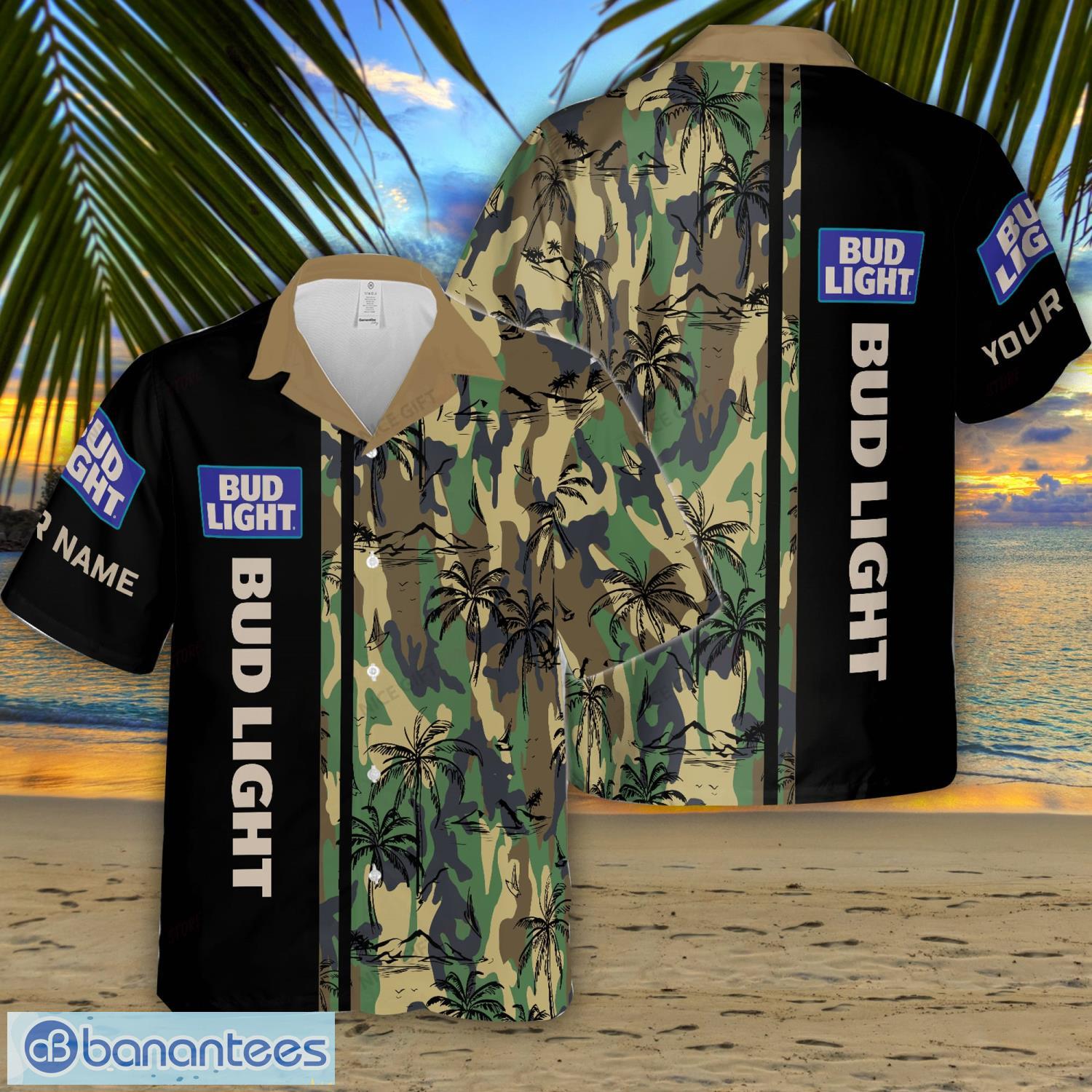 Chicago Bears NFL Custom Name Hawaiian Shirt Summer Shirt - Banantees