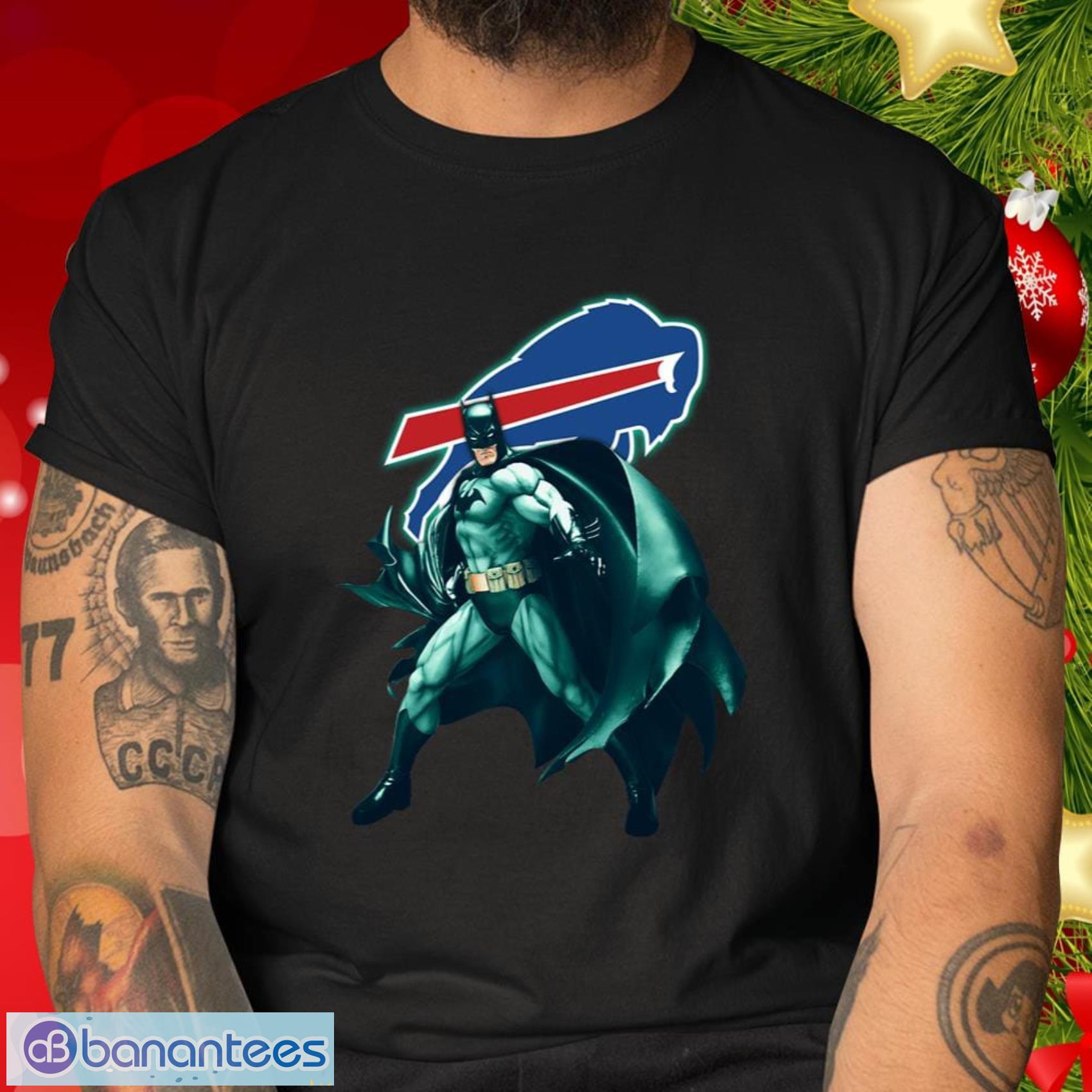 Buffalo-Bills Batman Dc T Shirt Gift For Sport Teams Fans - Buffalo-Bills Batman Dc T Shirt_2
