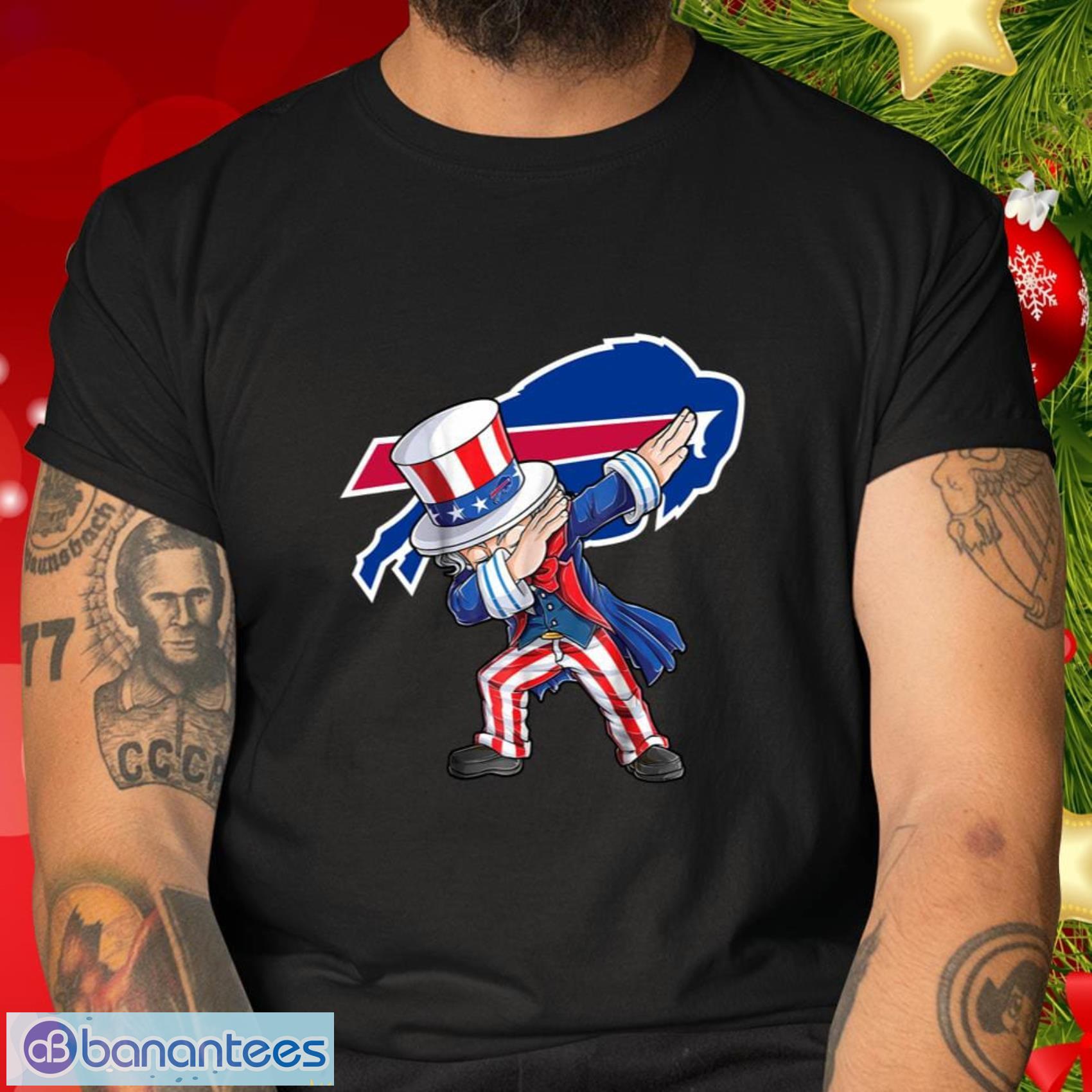 Buffalo Bills NFL Football Gift Fr Fans Dabbing Uncle Sam The Fourth of July T Shirt - Buffalo Bills NFL Football Dabbing Uncle Sam The Fourth of July T Shirt_2